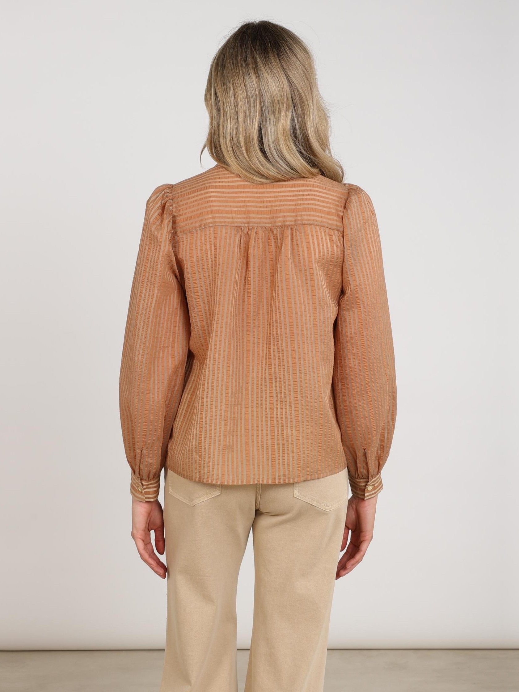 NUKUS - BLOUSE - Bruin