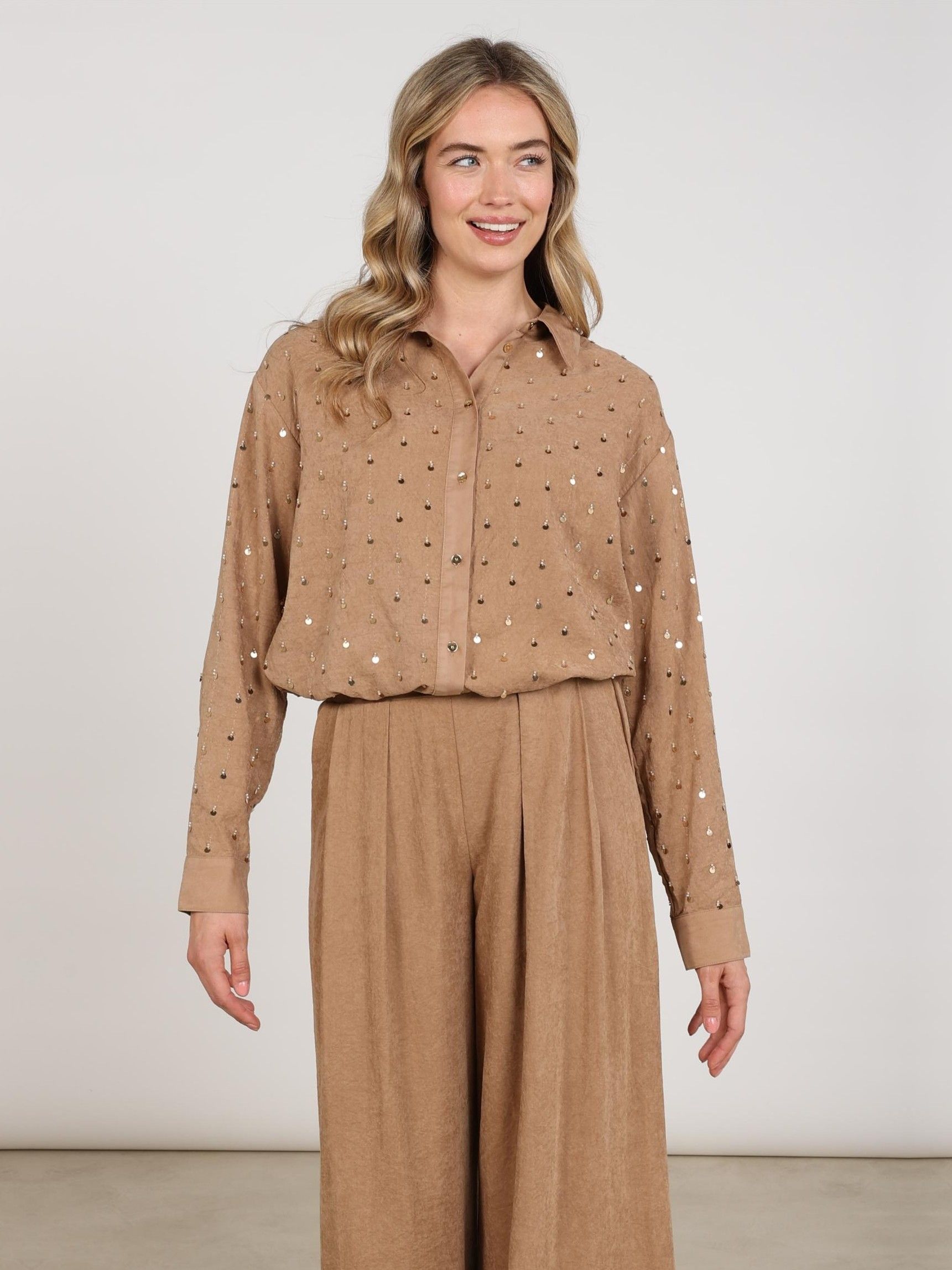 NUKUS - BLOUSE - Bruin