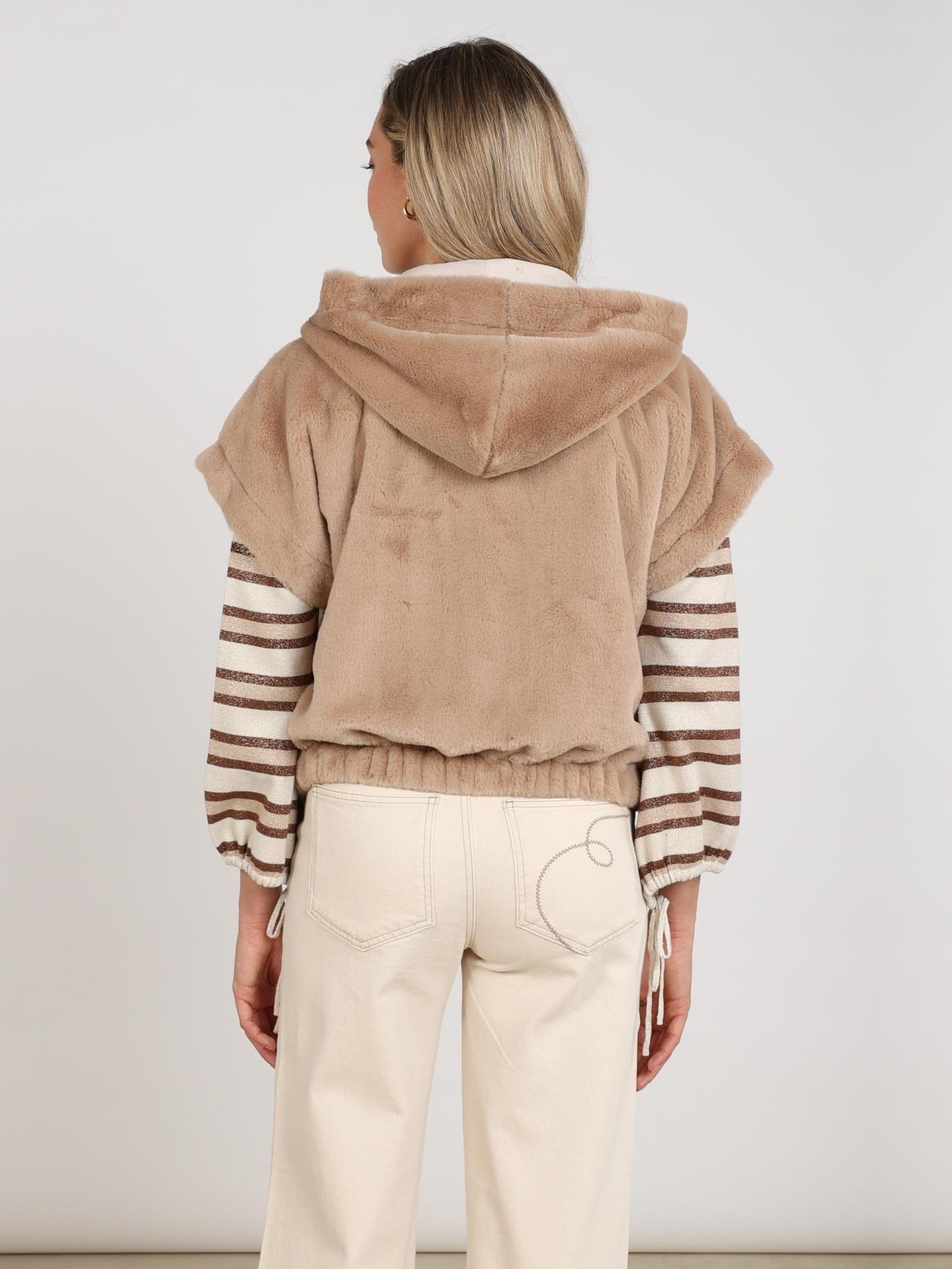 NUKUS - GILET - Beige