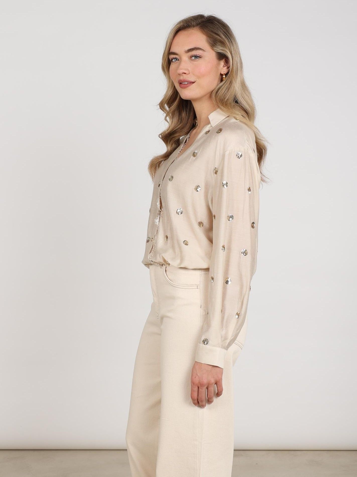 NUKUS - BLOUSE - Beige