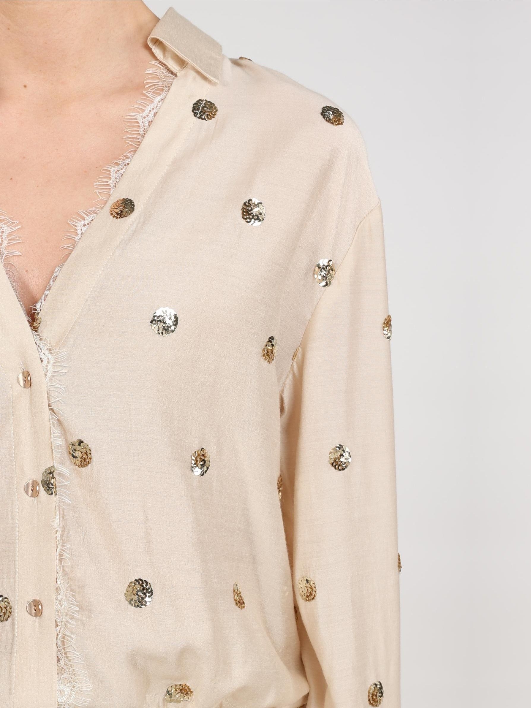 NUKUS - BLOUSE - Beige