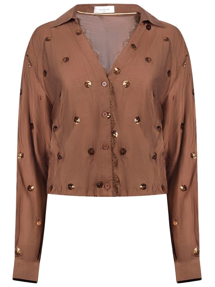 NUKUS - BLOUSE - Bruin