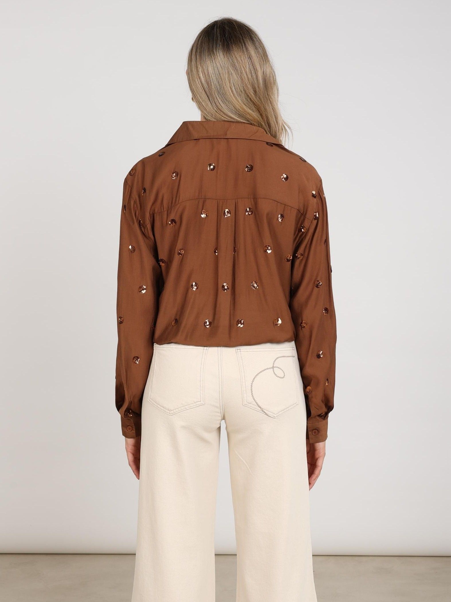 NUKUS - BLOUSE - Bruin