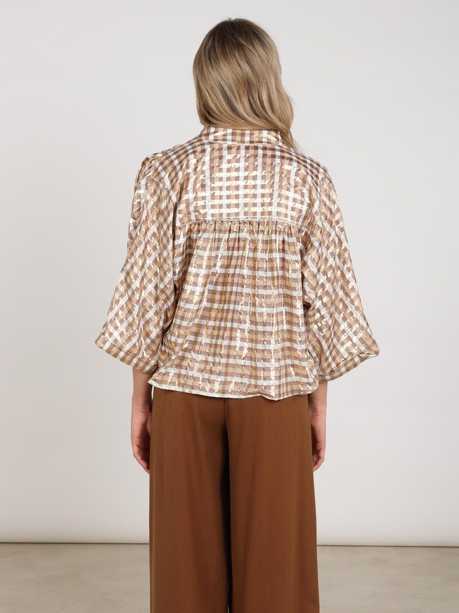 NUKUS - BLOUSE - Bruin
