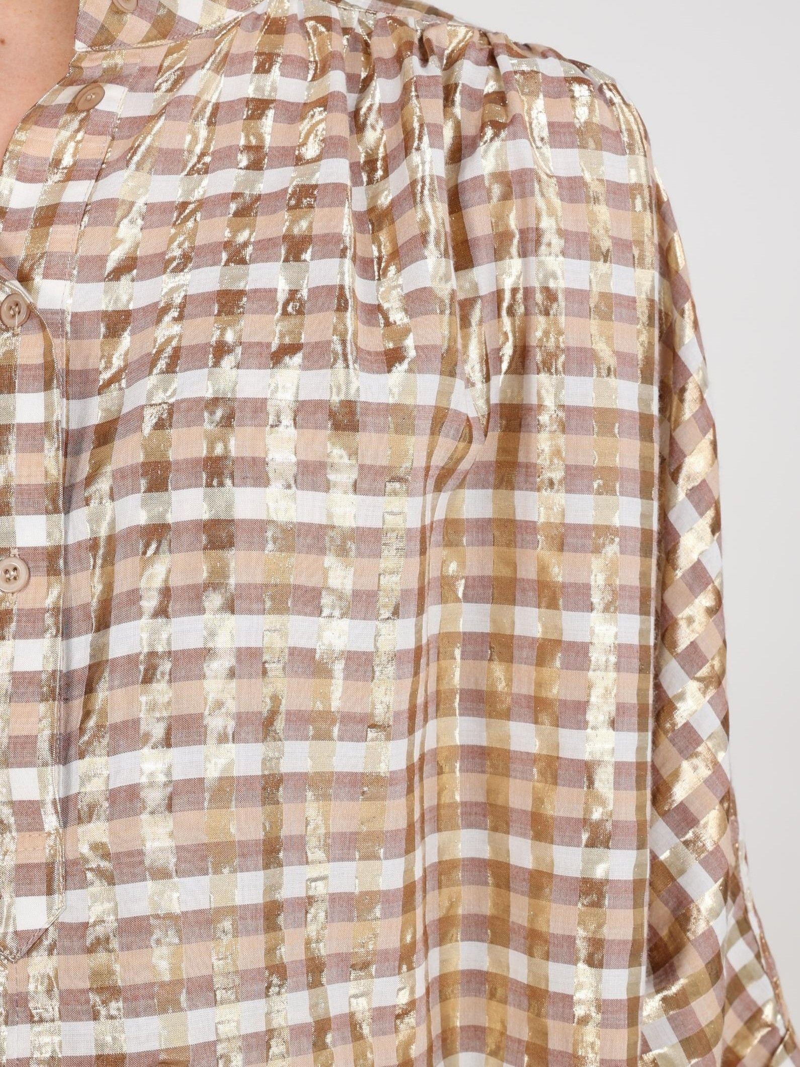 NUKUS - BLOUSE - Bruin