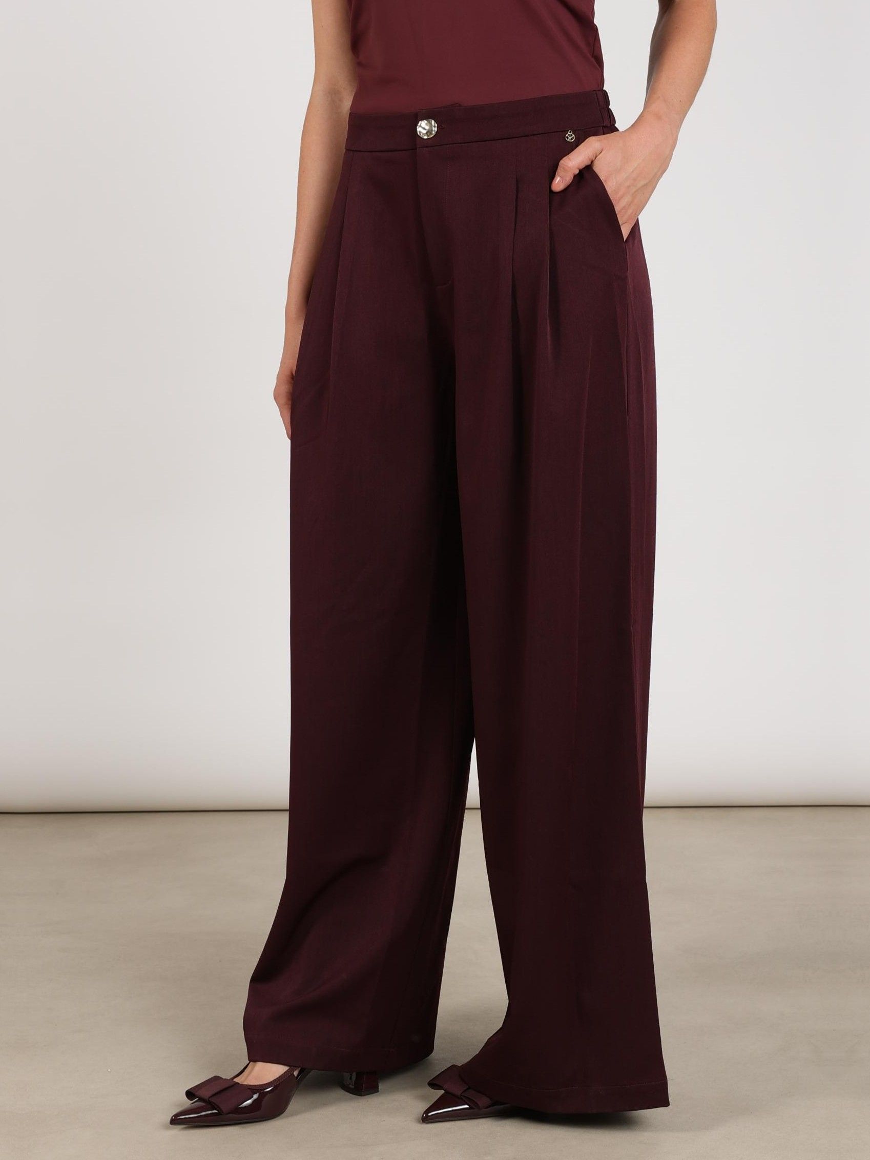 NUKUS - BROEK - Rood