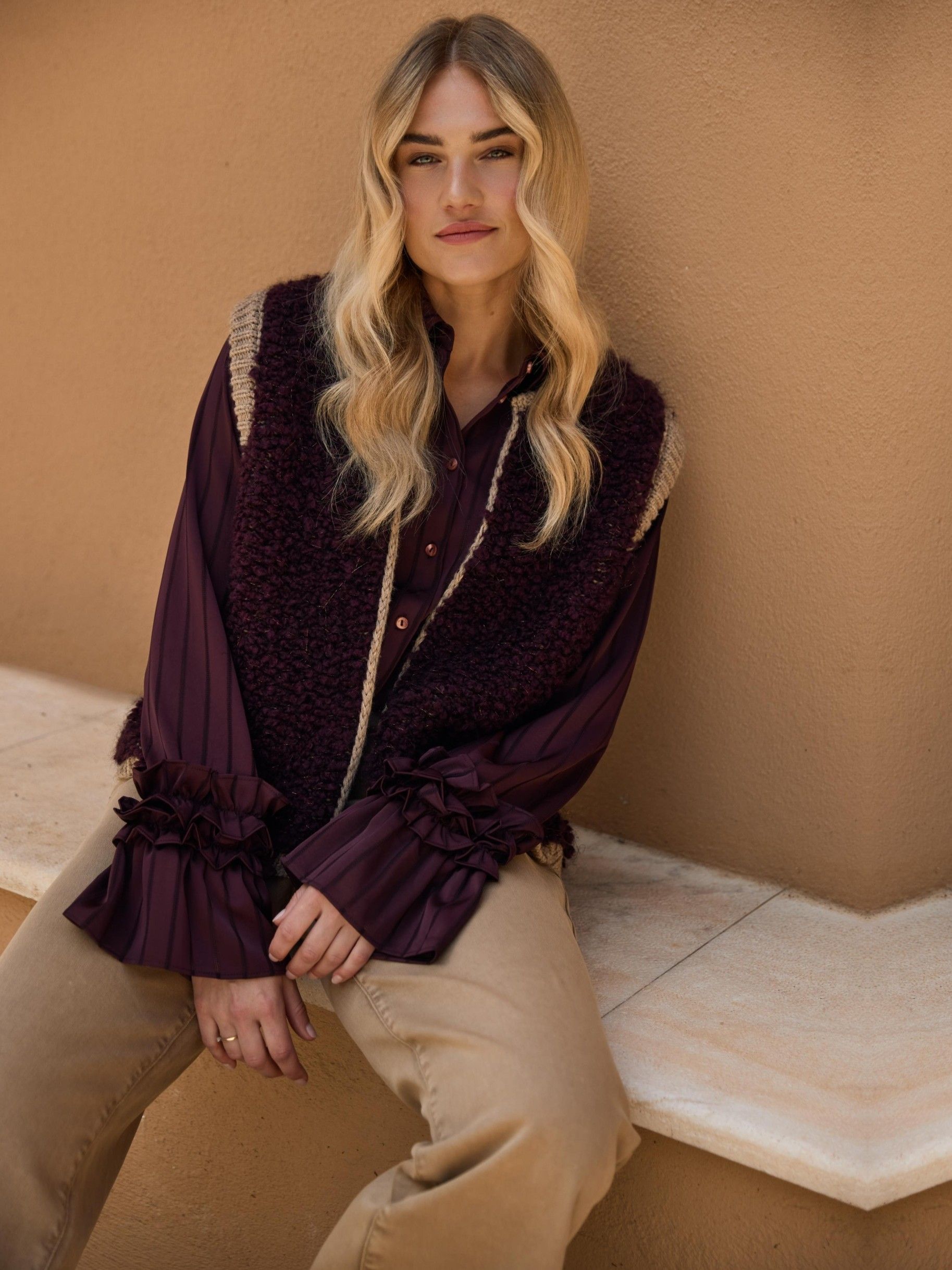 NUKUS - BLOUSE - Rood