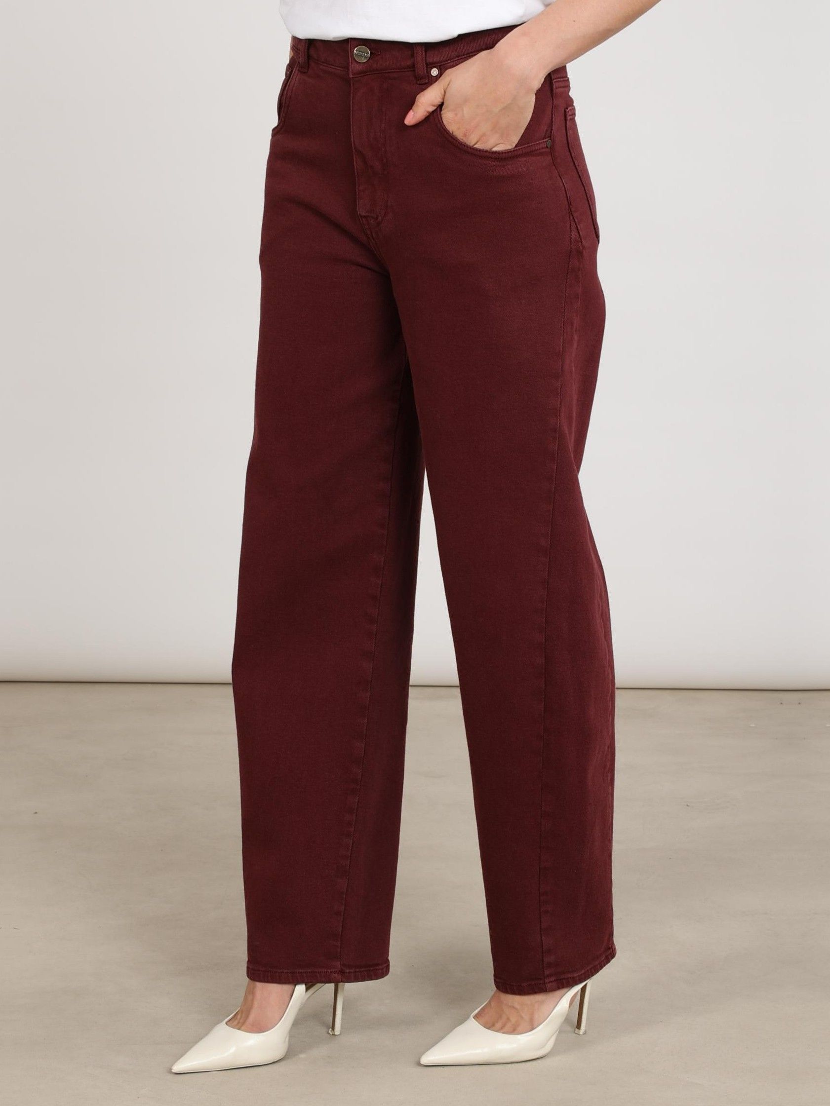 NUKUS - JEANS - Rood