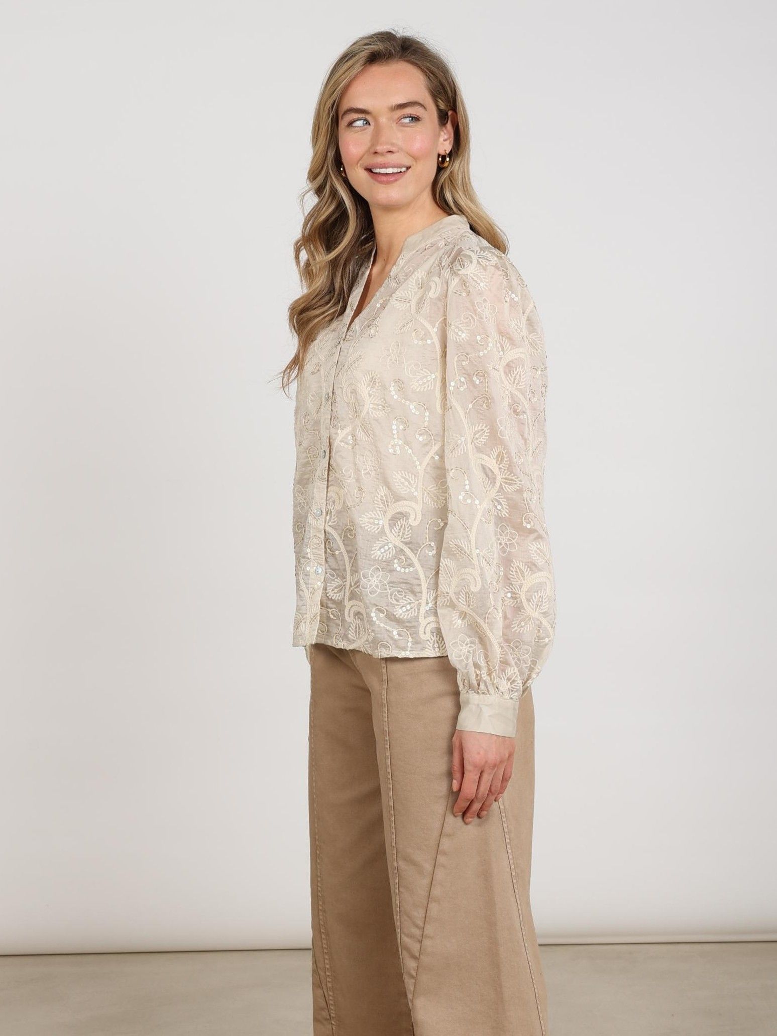 NUKUS - BLOUSE - Beige