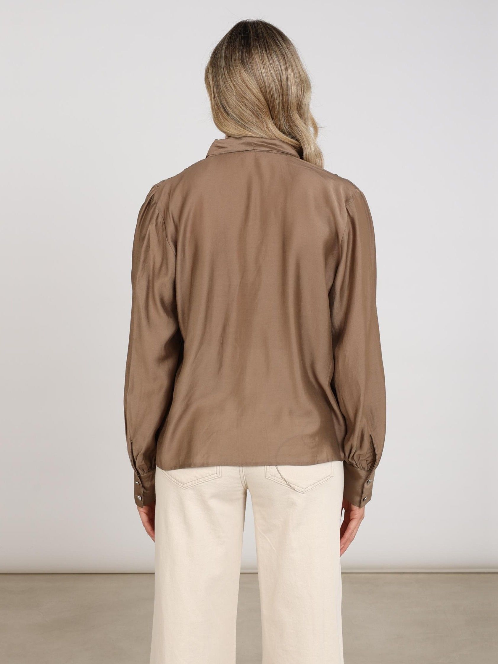 NUKUS - BLOUSE - Bruin