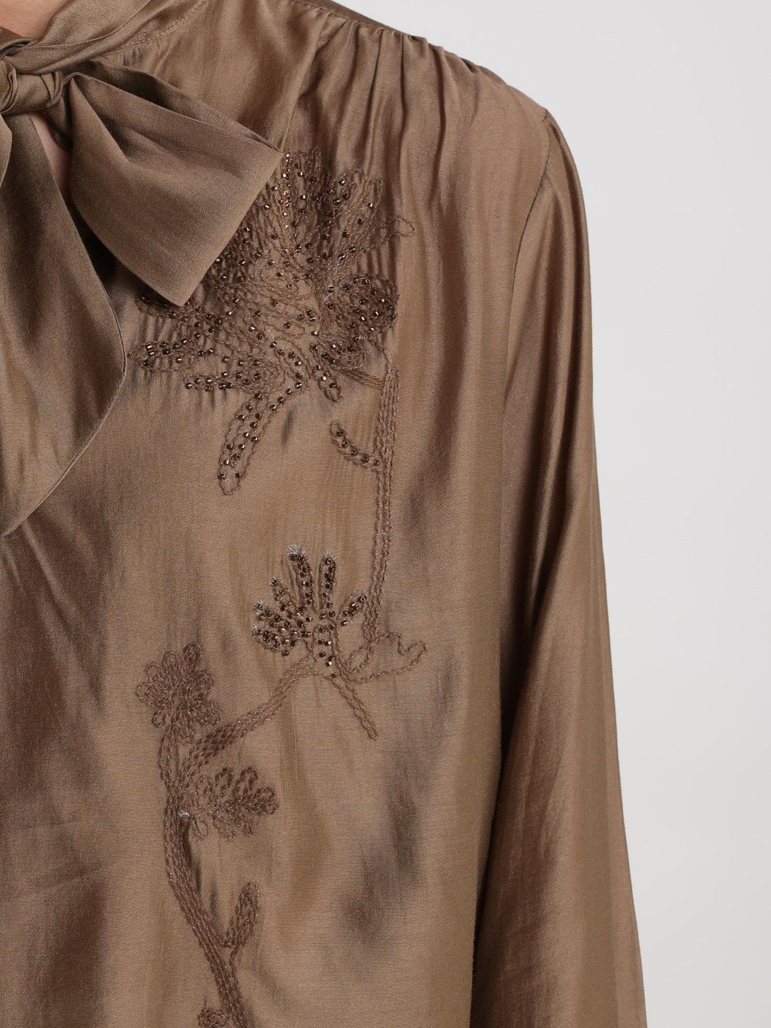 NUKUS - BLOUSE - Bruin