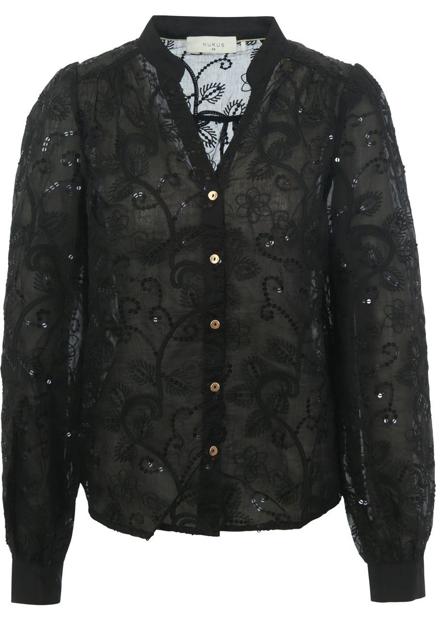 NUKUS - BLOUSE - Zwart