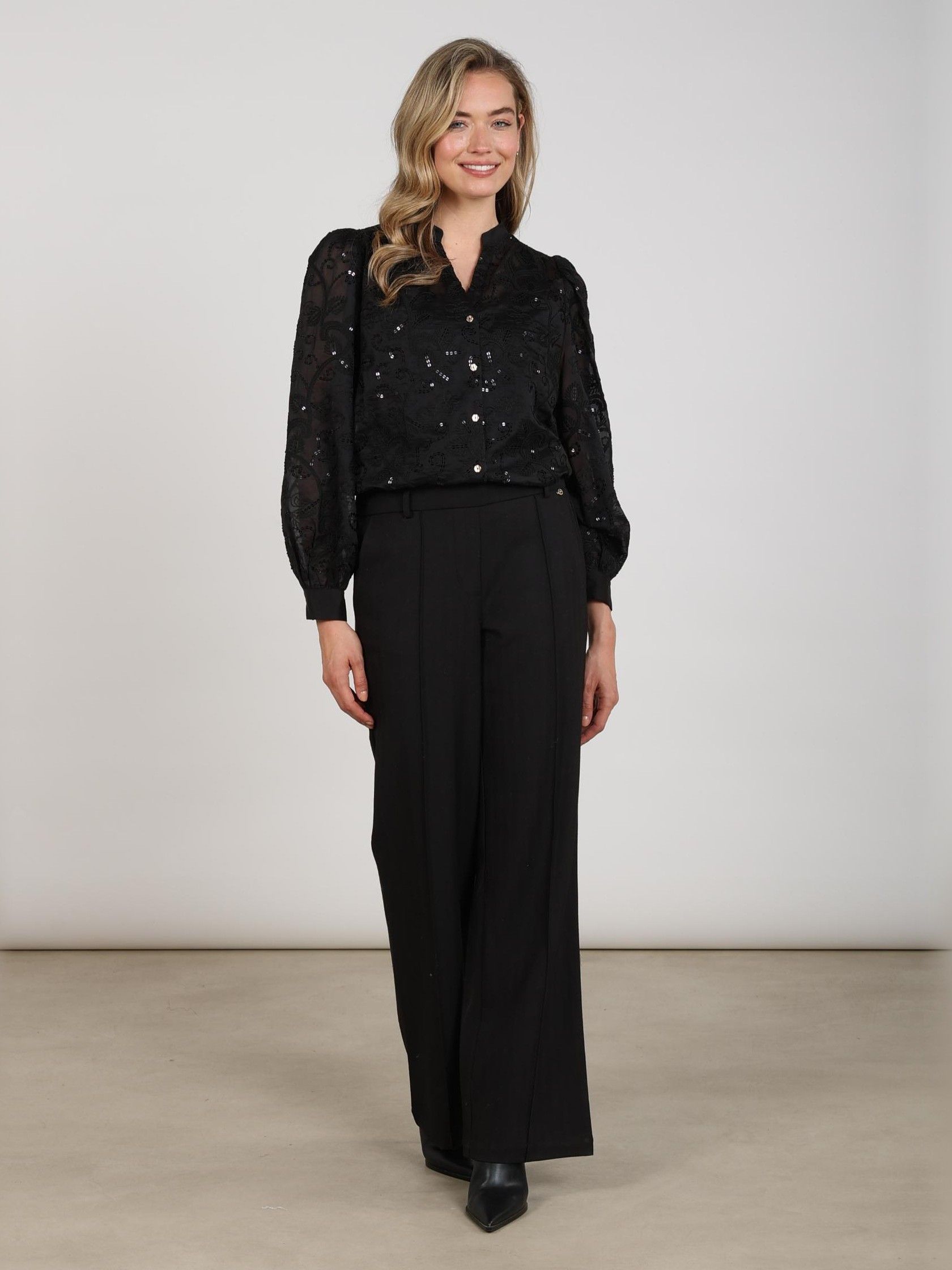 NUKUS - BLOUSE - Zwart