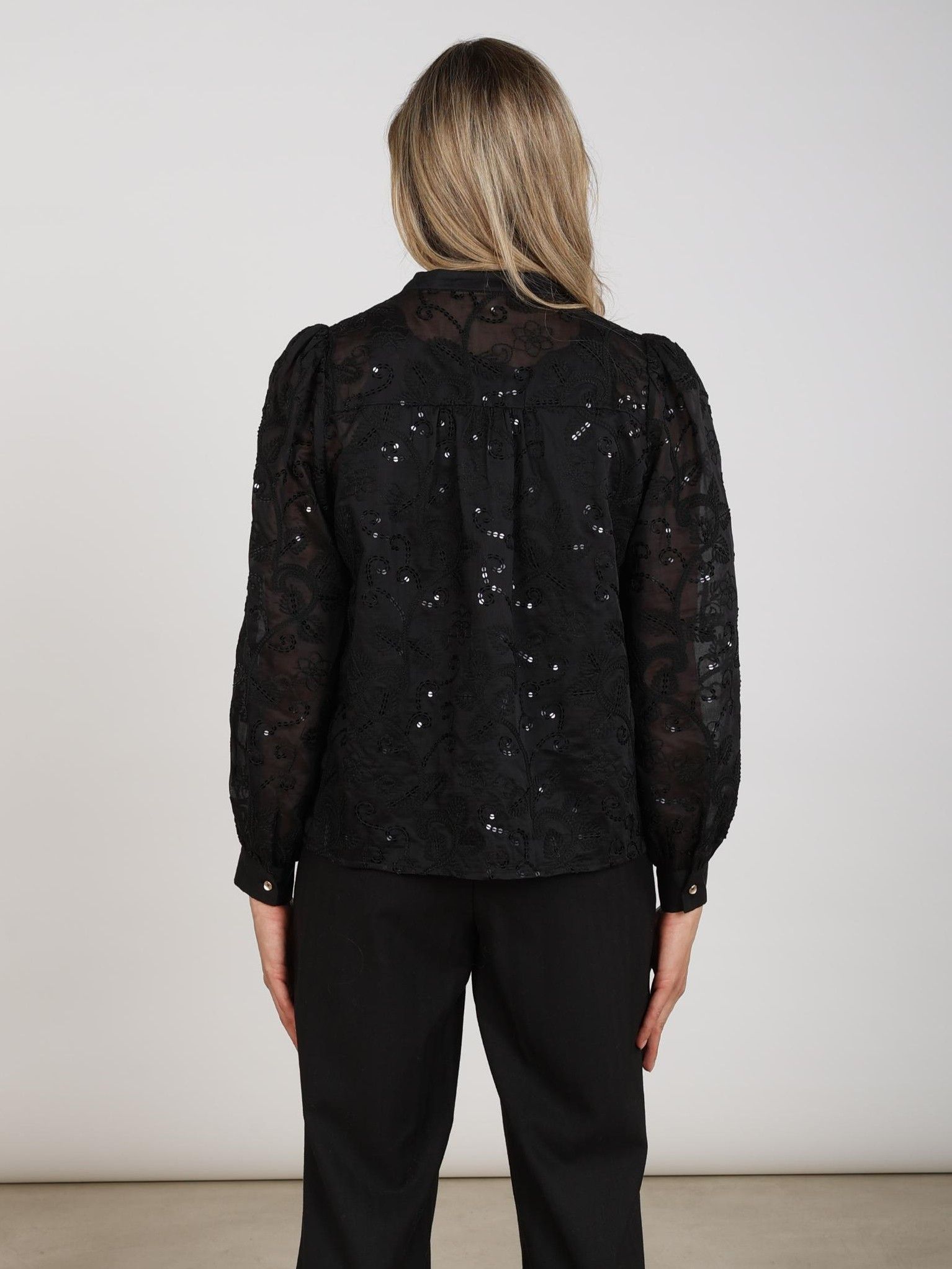 NUKUS - BLOUSE - Zwart