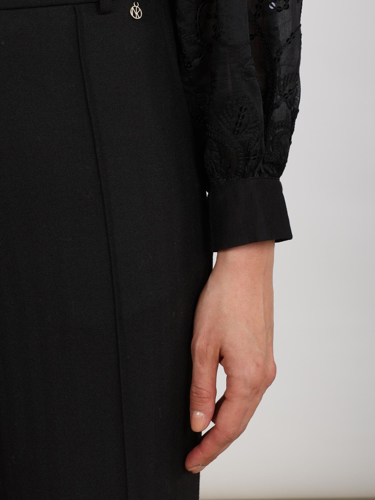 NUKUS - BLOUSE - Zwart