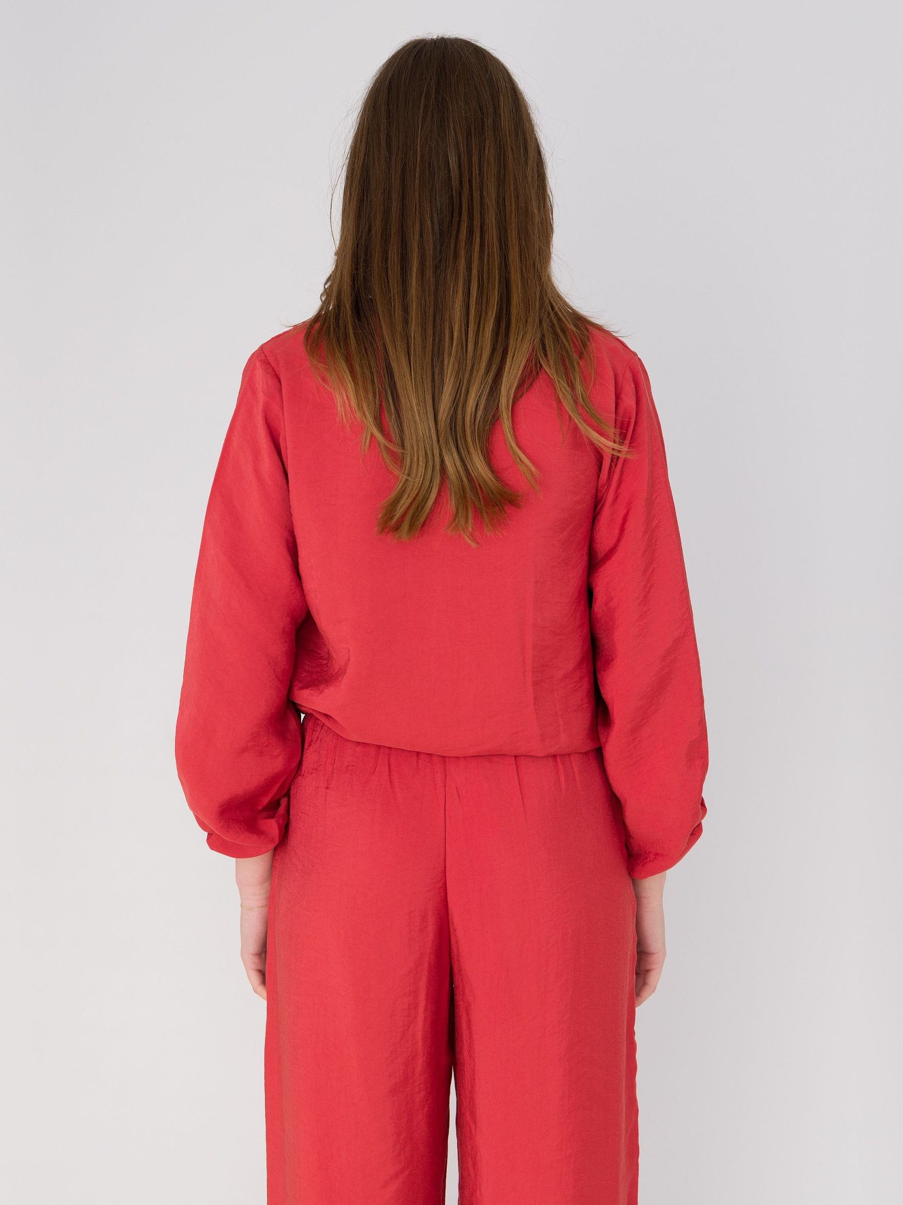 ANNA VAN TOOR - BLOUSE - Rood
