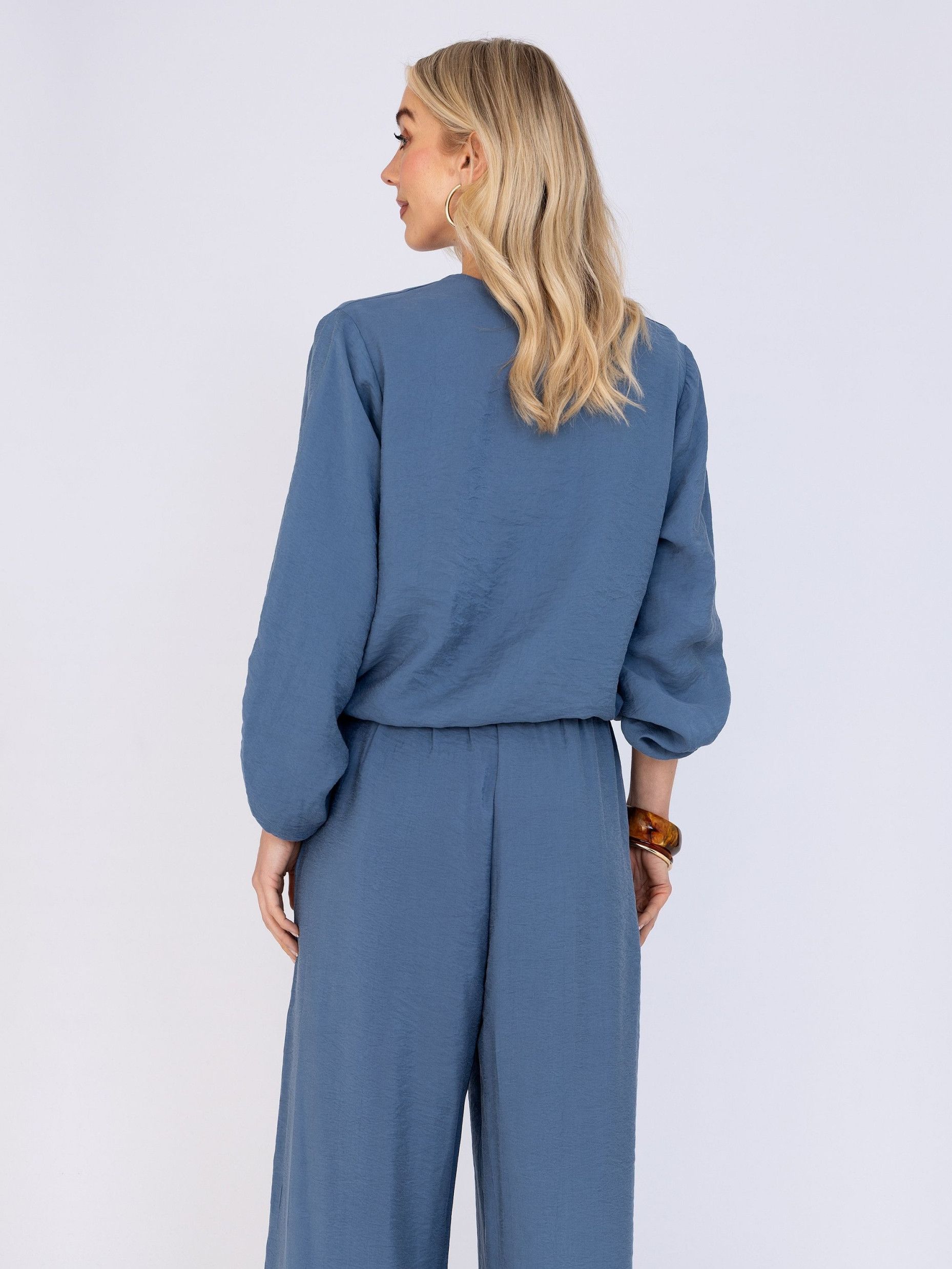 ANNA VAN TOOR - BLOUSE - Blauw