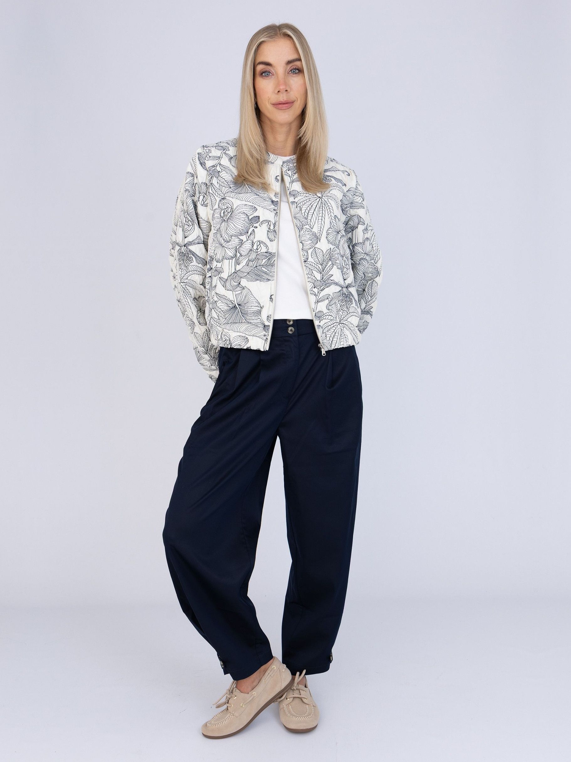 ANNA VAN TOOR - BROEK - Blauw