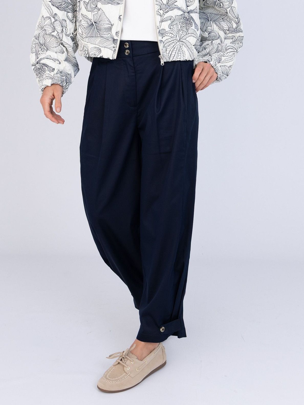 ANNA VAN TOOR - BROEK - Blauw
