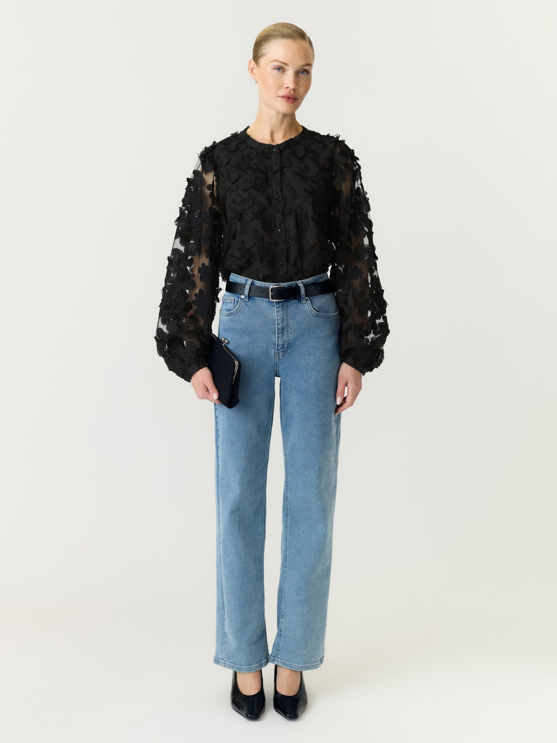 YAS - BLOUSE - Zwart