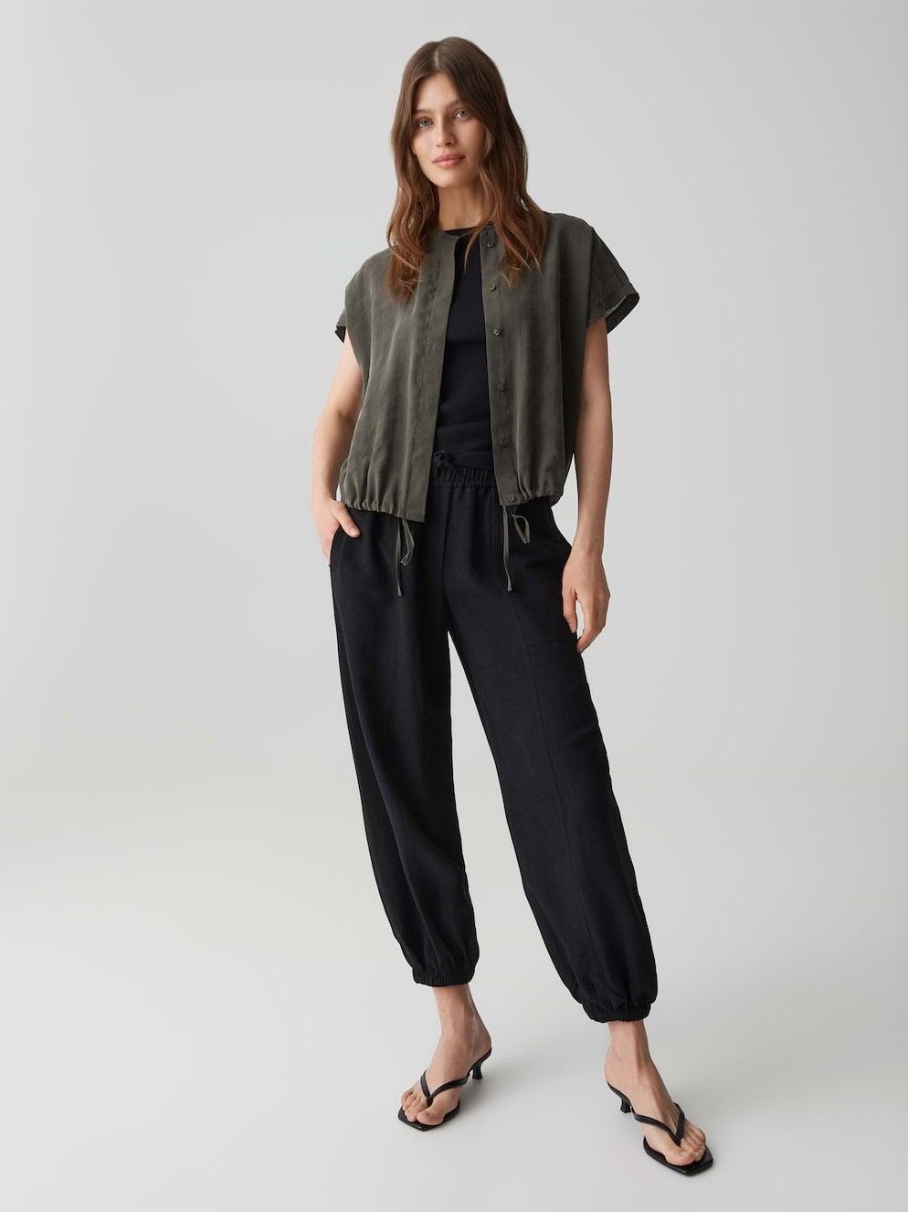 OPUS - BLOUSE - Groen