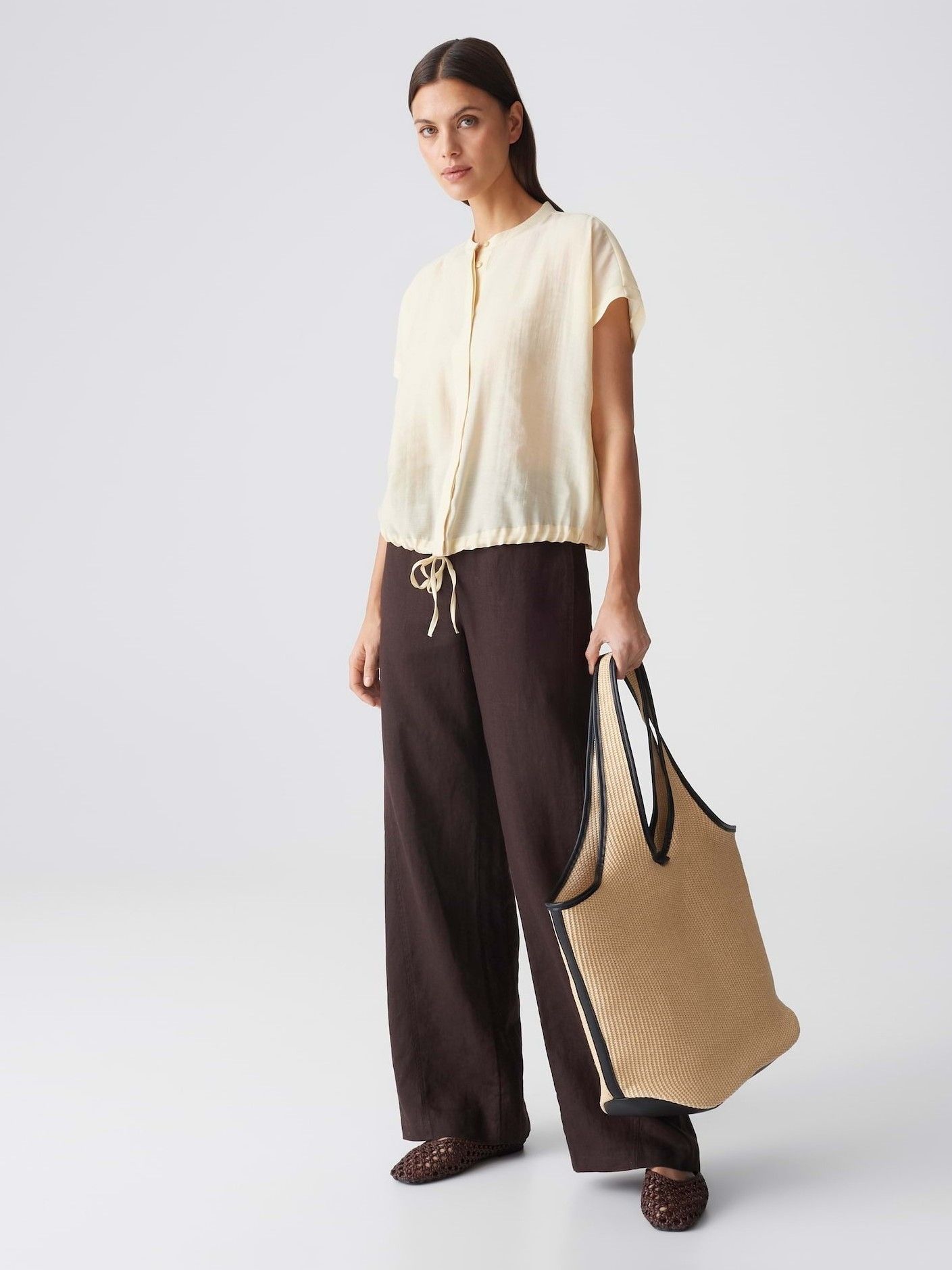 OPUS - BLOUSE - Geel