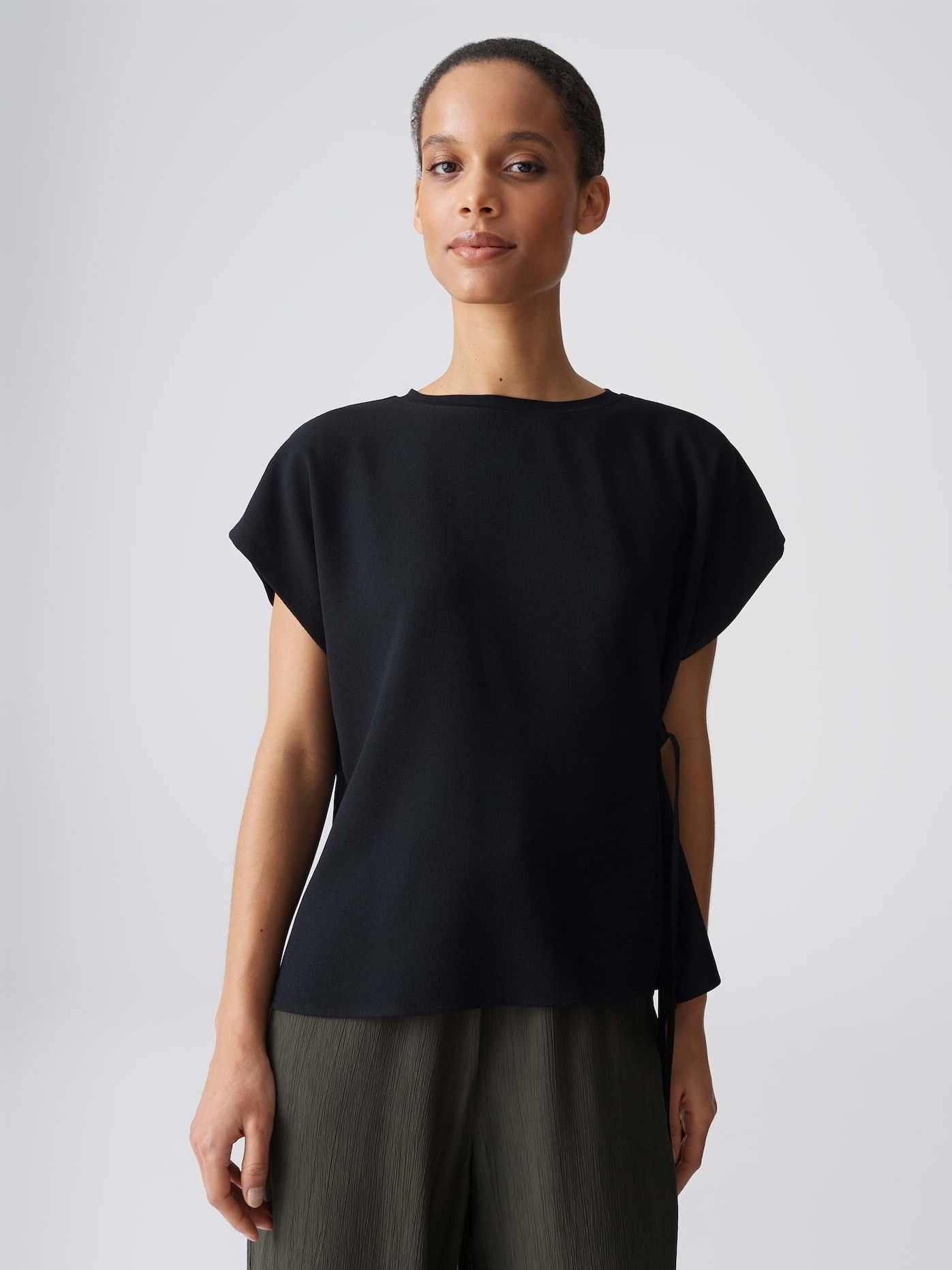 OPUS - SHIRT - Zwart
