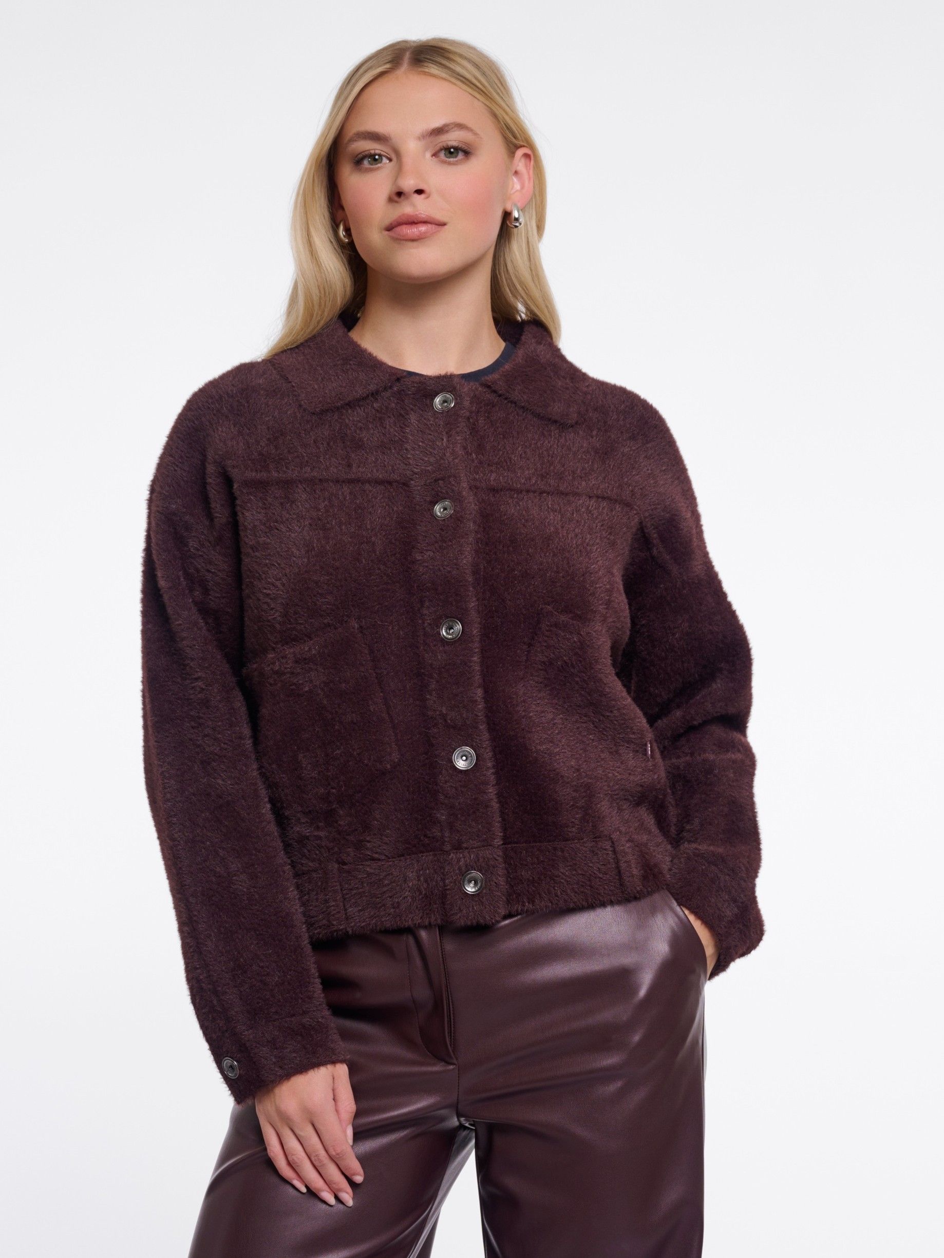 RINO EN PELLE - BLAZER - Paars
