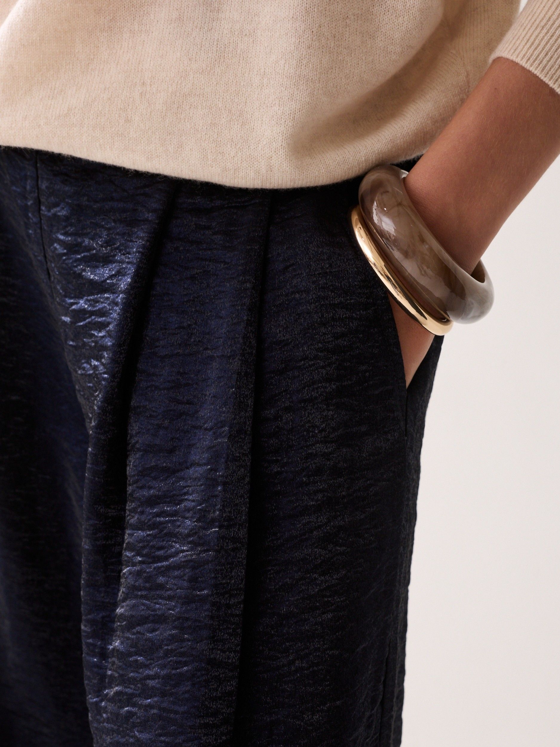 SUMMUM - BROEK - Blauw