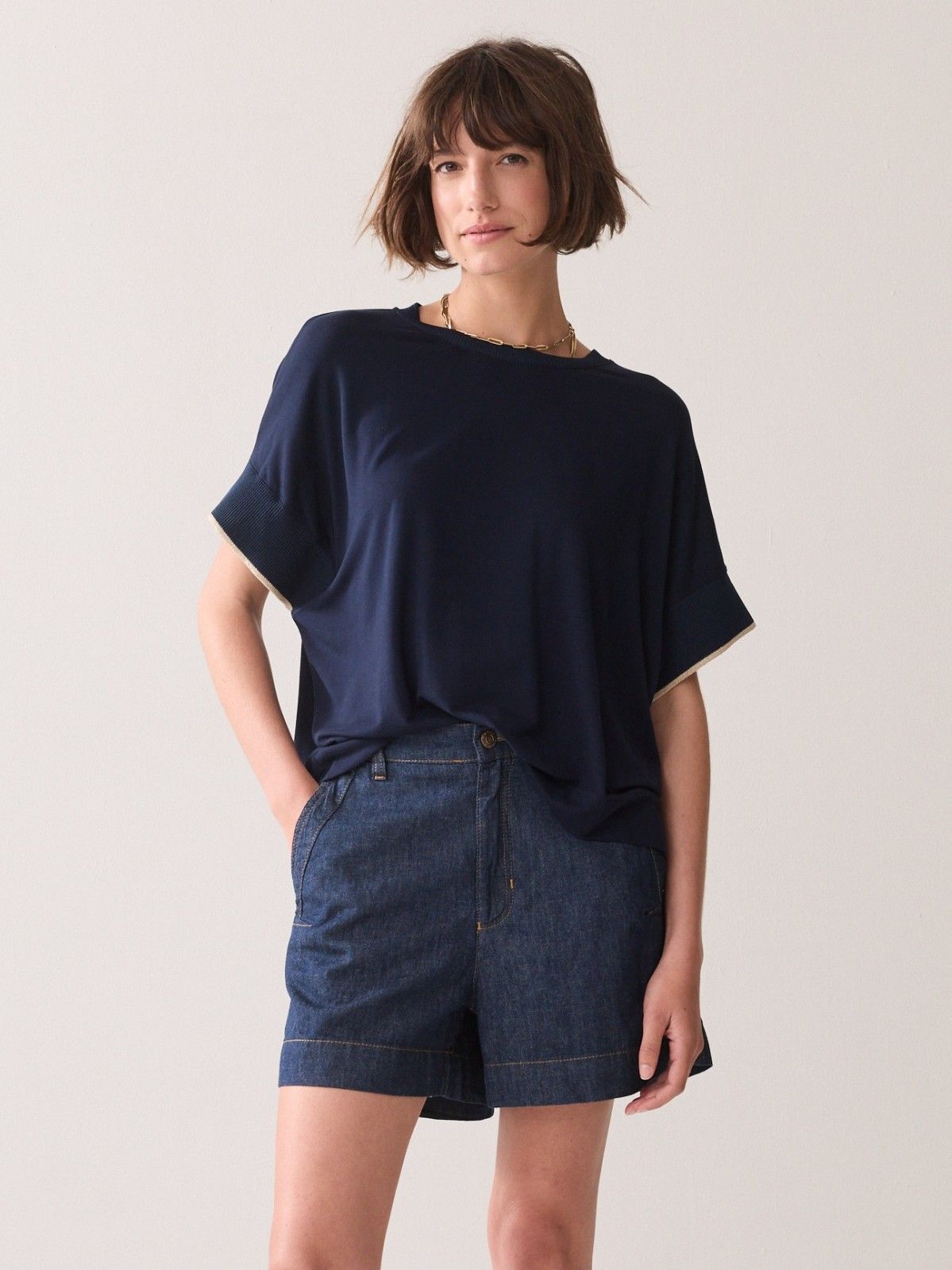 SUMMUM - SHIRT - Blauw