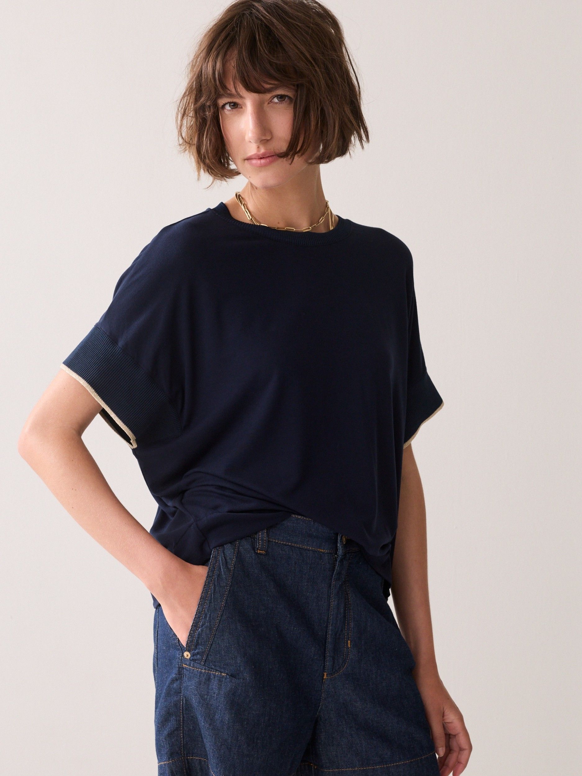 SUMMUM - SHIRT - Blauw