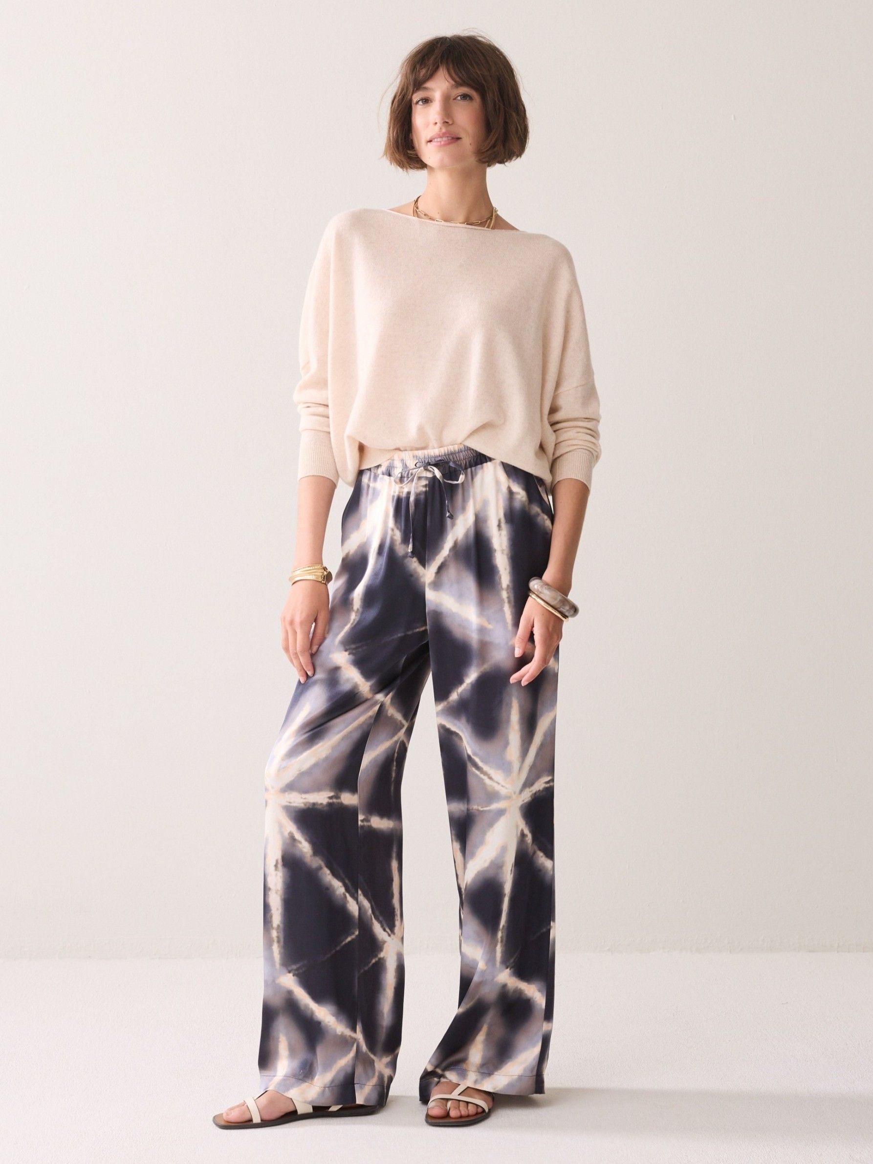 SUMMUM - BROEK - Blauw
