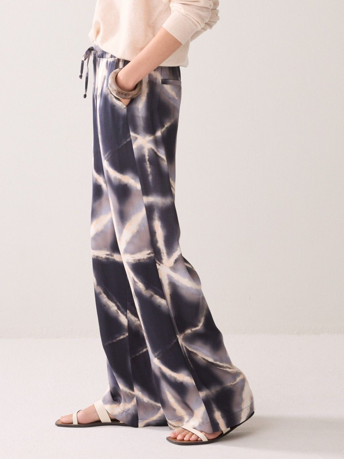 SUMMUM - BROEK - Blauw