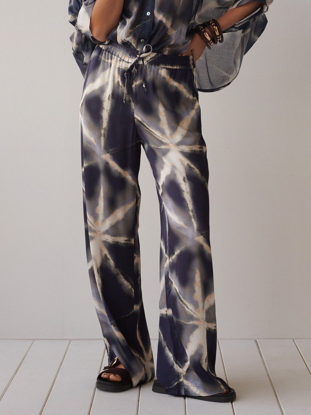 SUMMUM - BROEK - Blauw