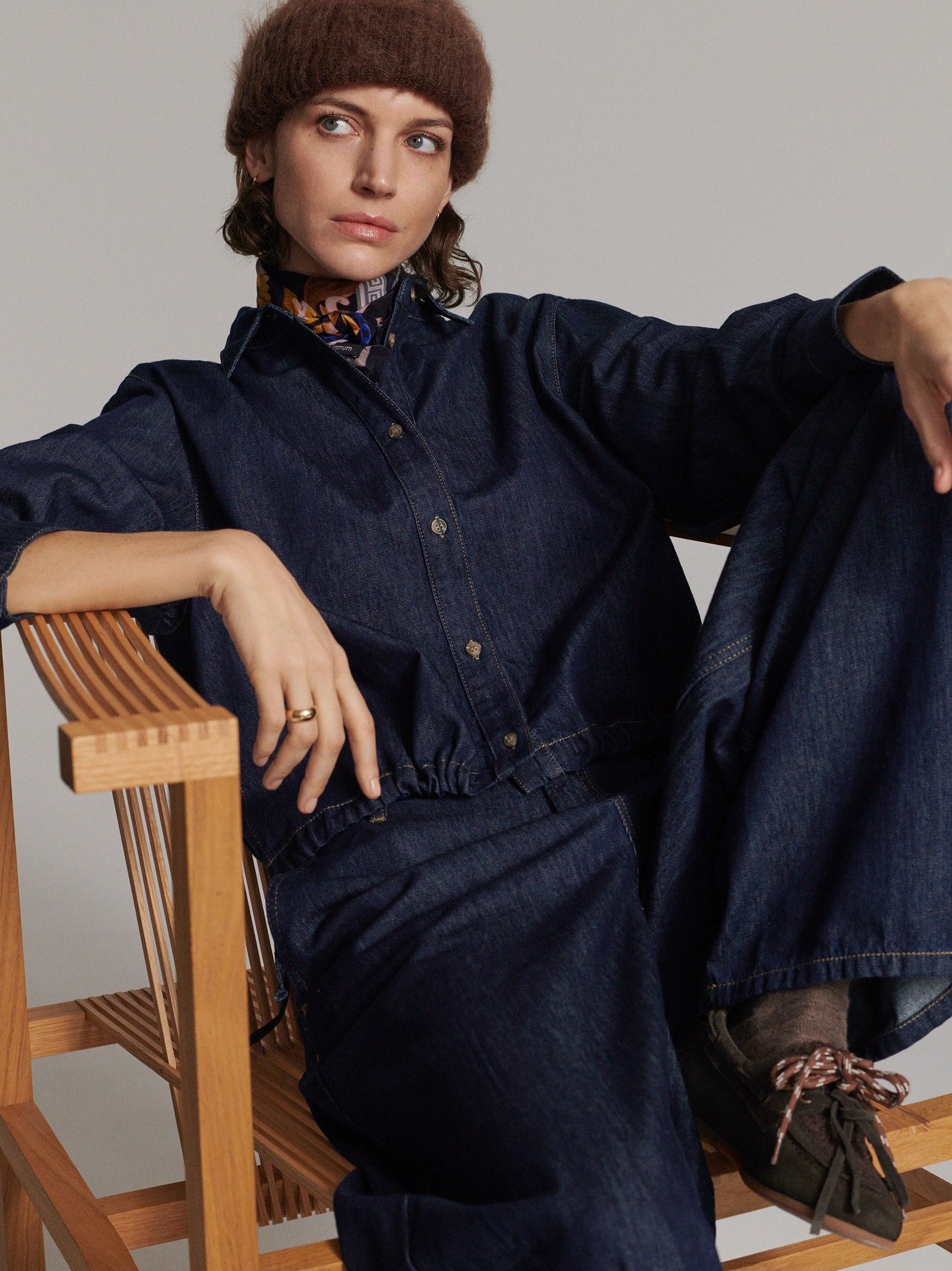 SUMMUM - BLOUSE - Blauw