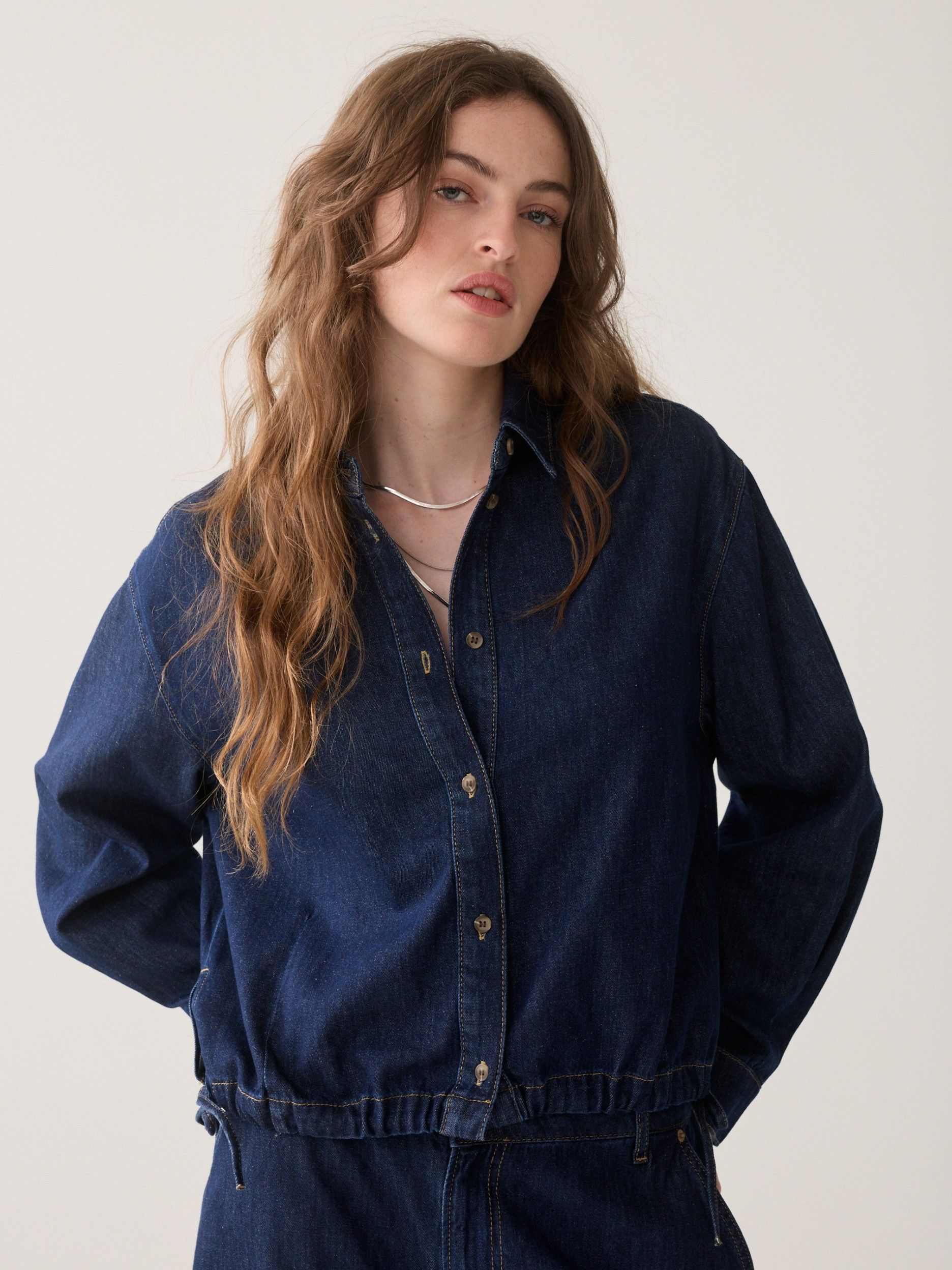 SUMMUM - BLOUSE - Blauw