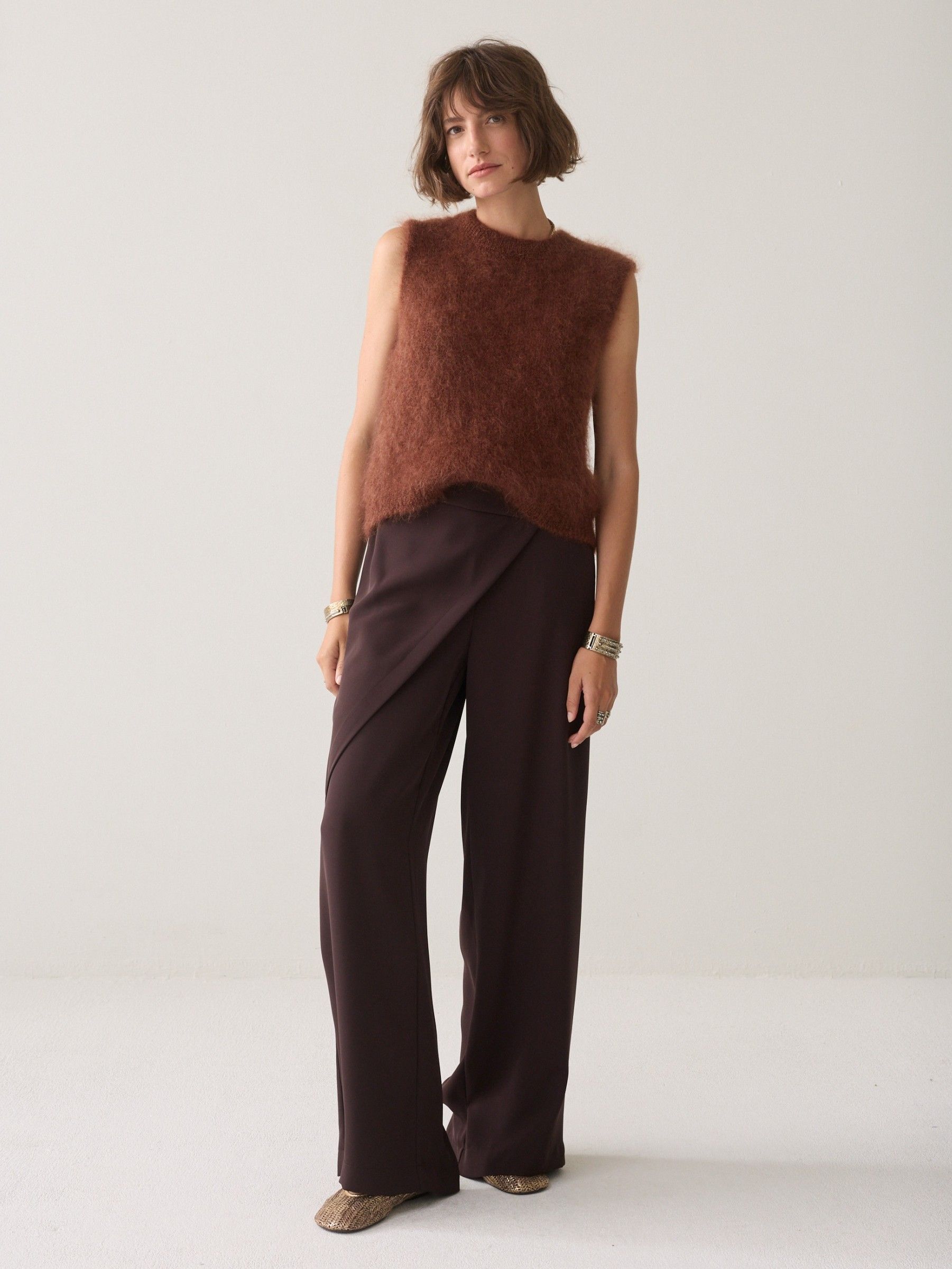 SUMMUM - BROEK - Bruin