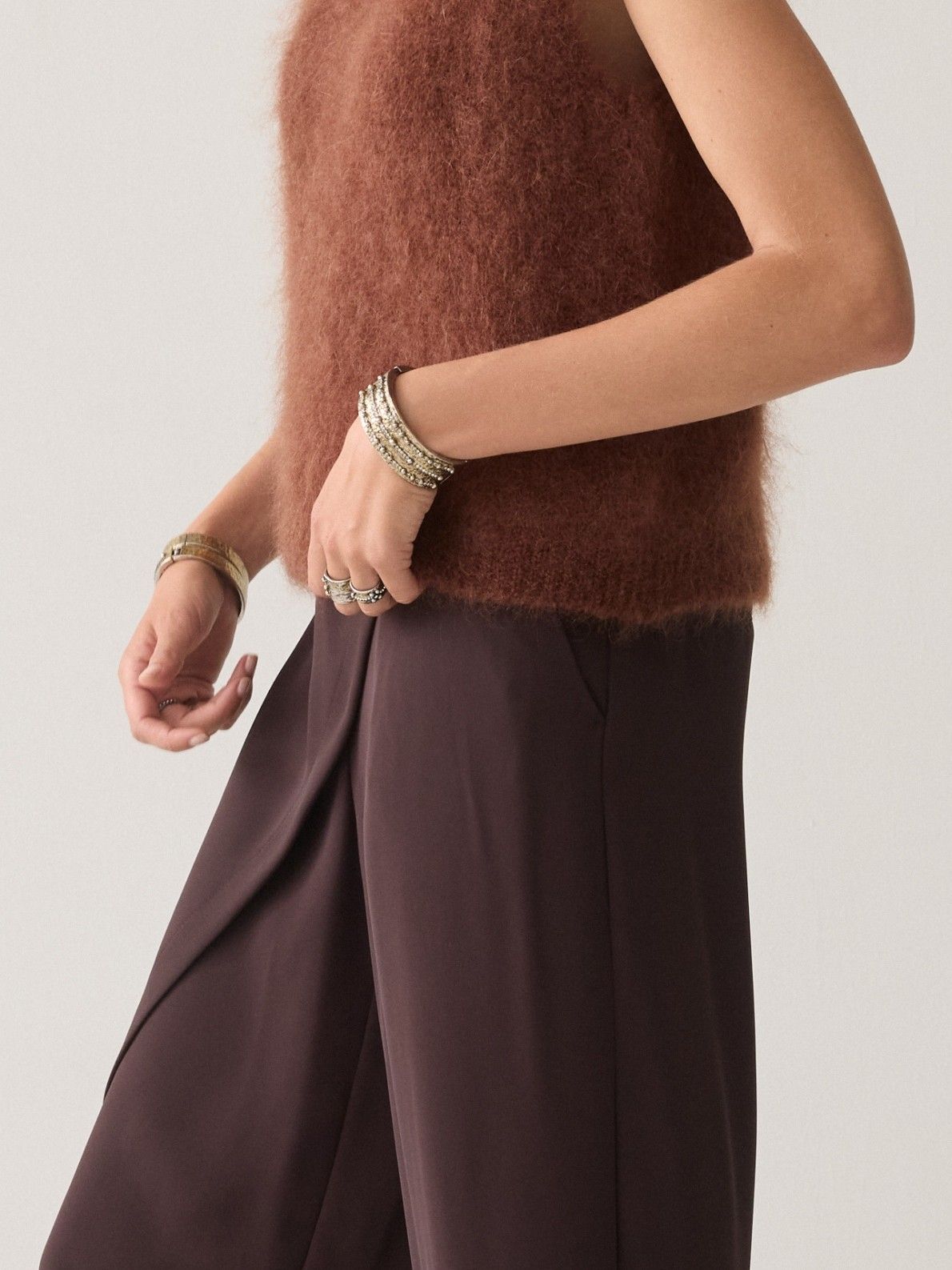 SUMMUM - BROEK - Bruin