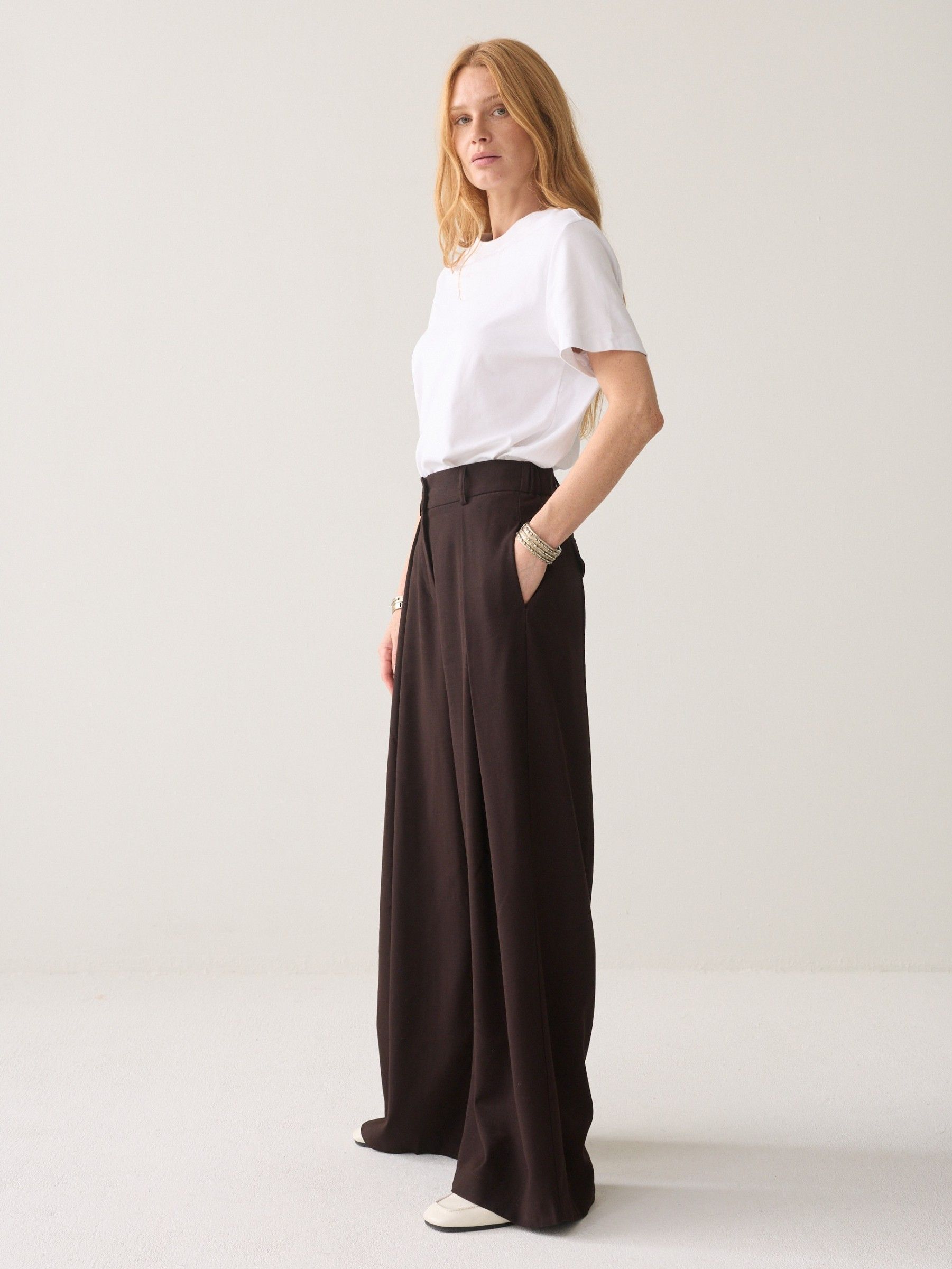 SUMMUM - BROEK - Bruin