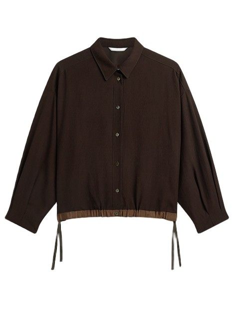 SUMMUM - BLOUSE - Bruin