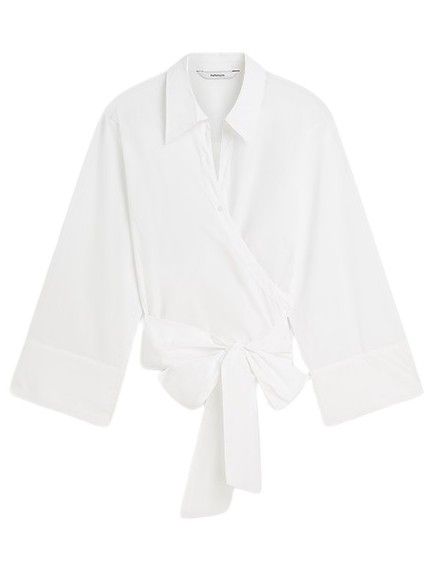 SUMMUM - BLOUSE - Wit