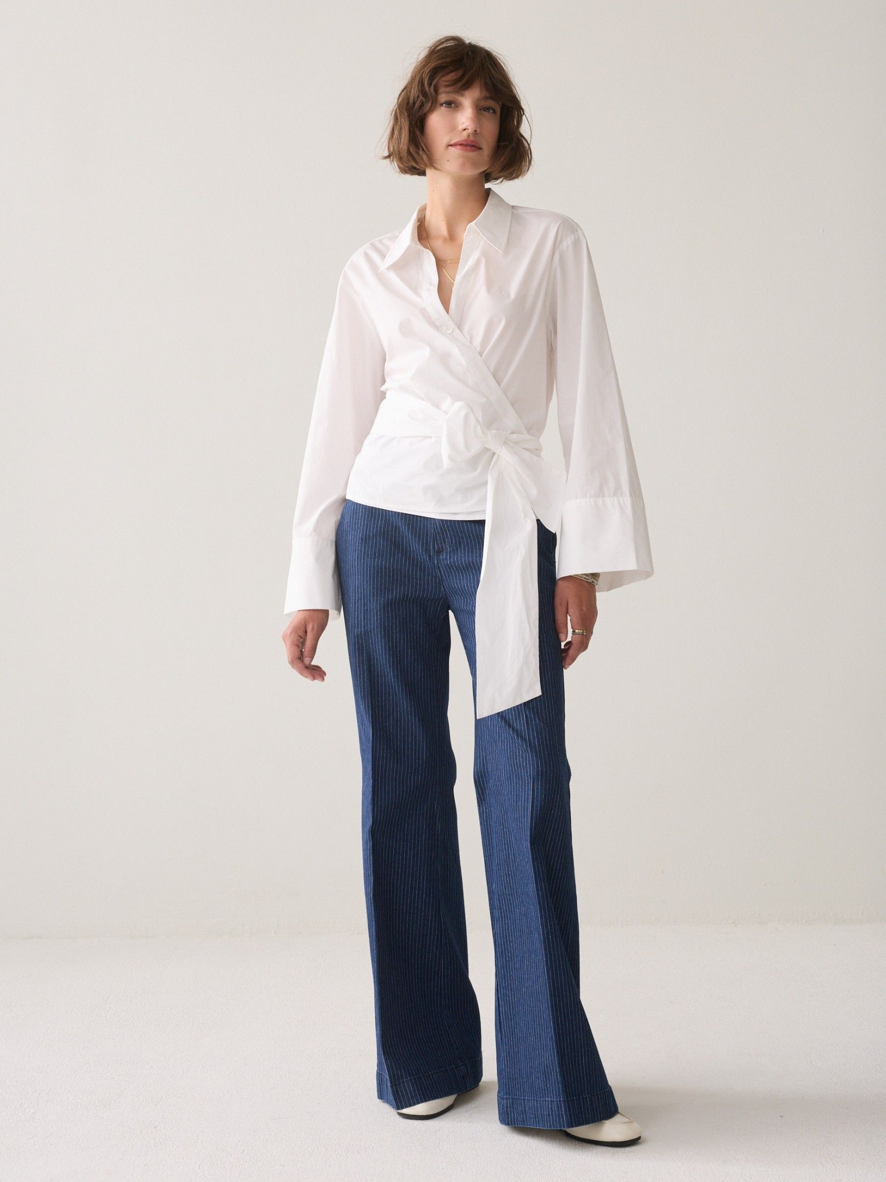 SUMMUM - BLOUSE - Wit