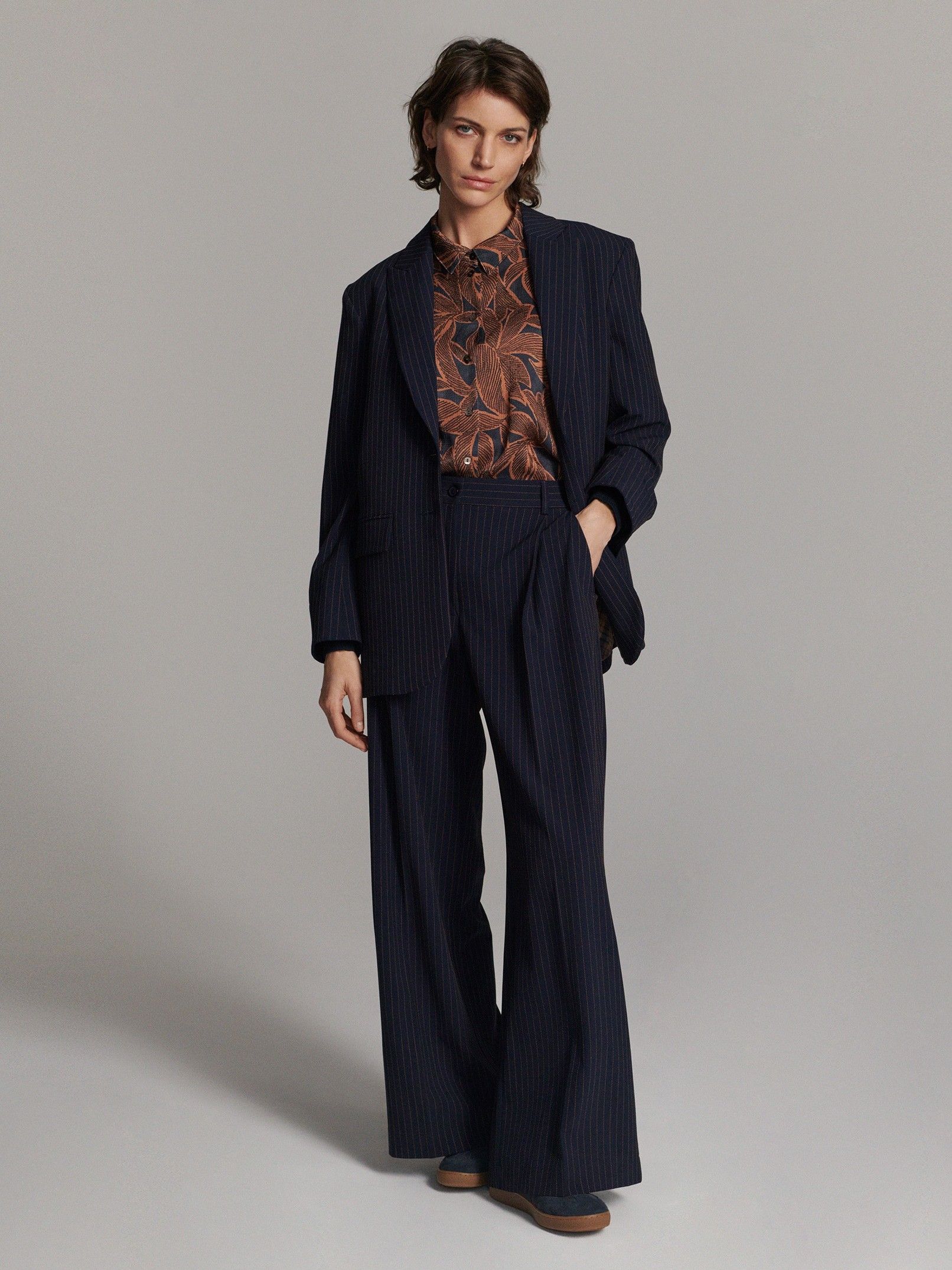 SUMMUM - BROEK - Blauw