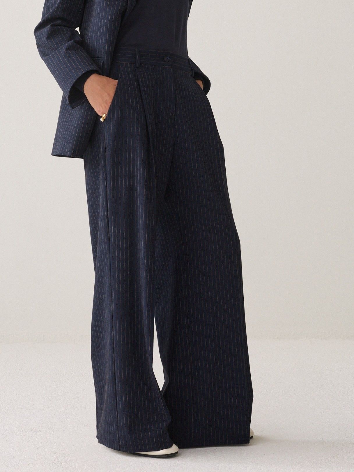 SUMMUM - BROEK - Blauw