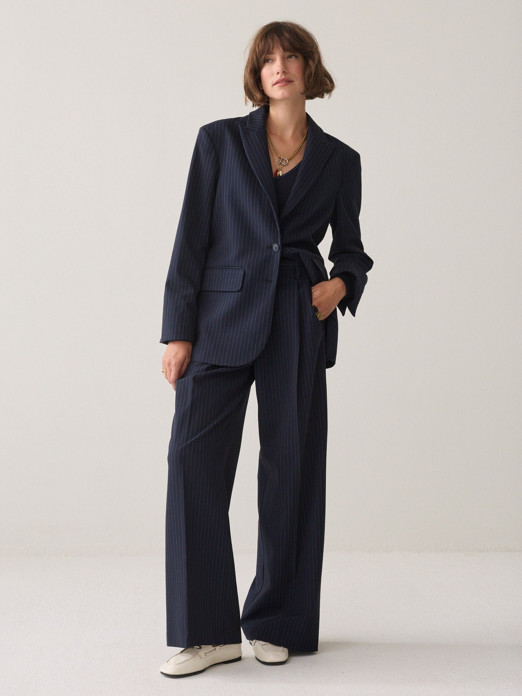 SUMMUM - BROEK - Blauw
