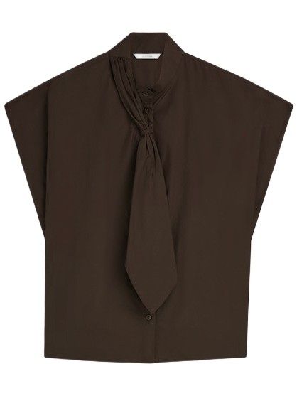 SUMMUM - BLOUSE - Bruin