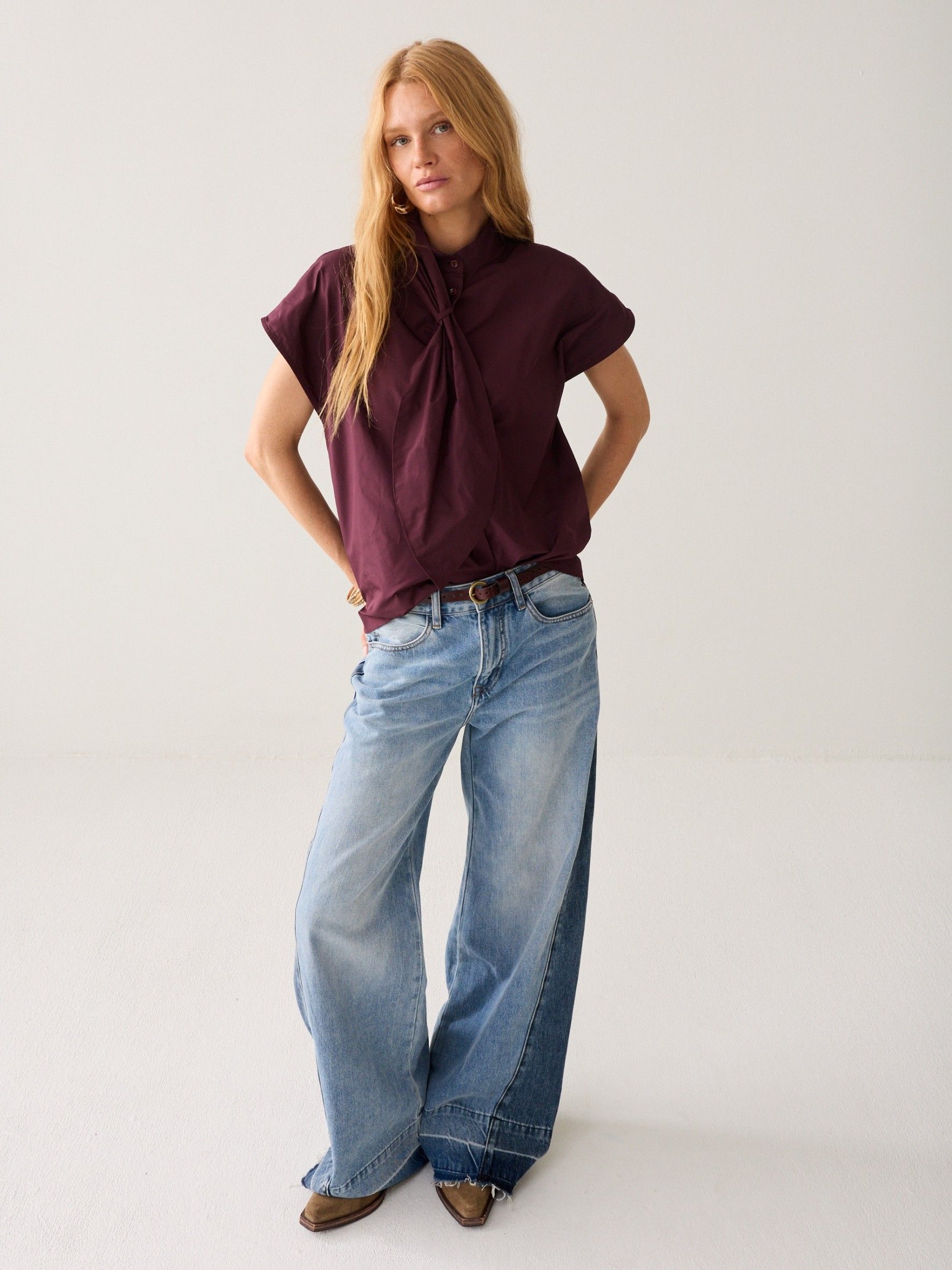 SUMMUM - BLOUSE - Rood