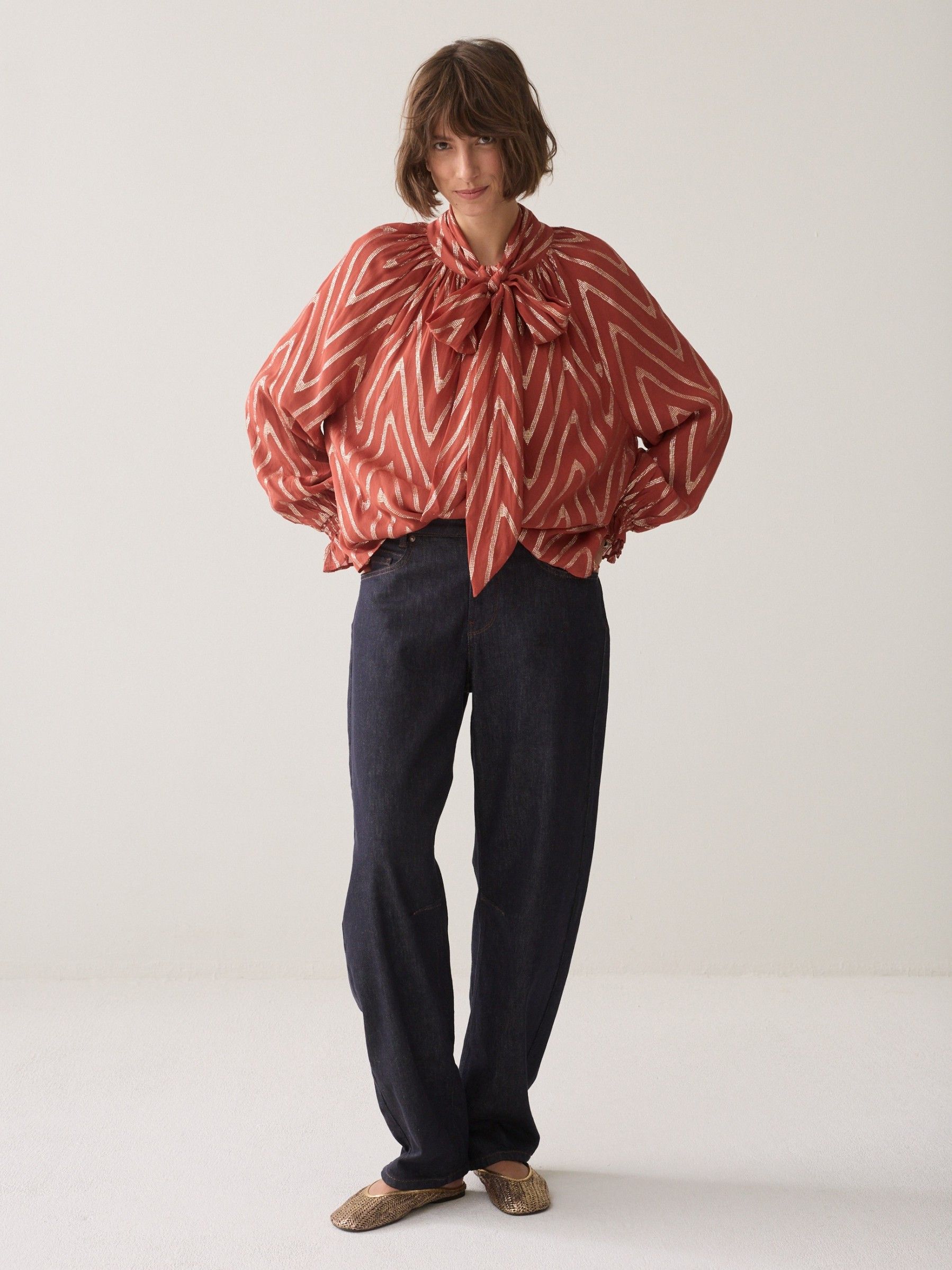 SUMMUM - BLOUSE - Oranje