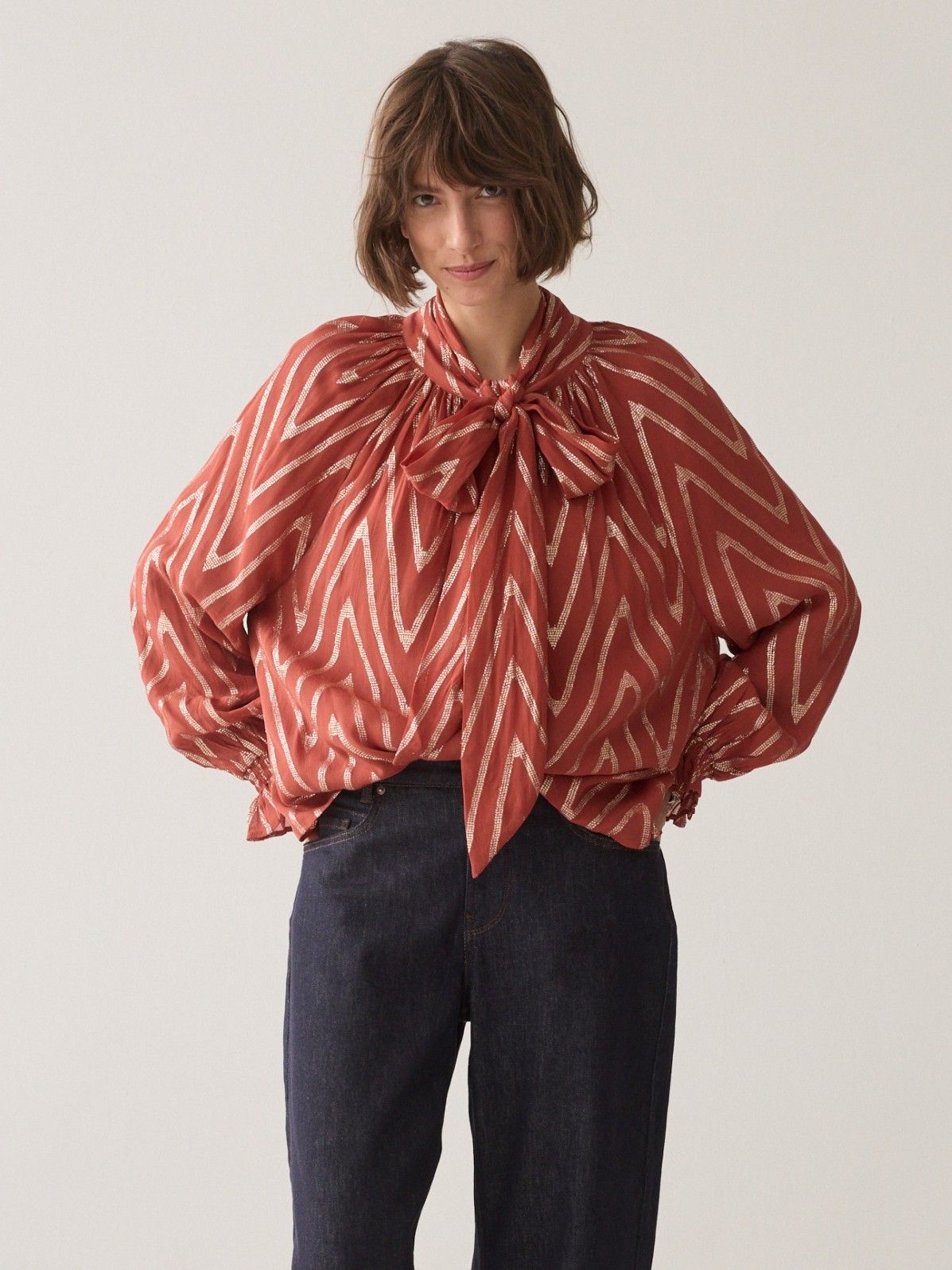 SUMMUM - BLOUSE - Oranje
