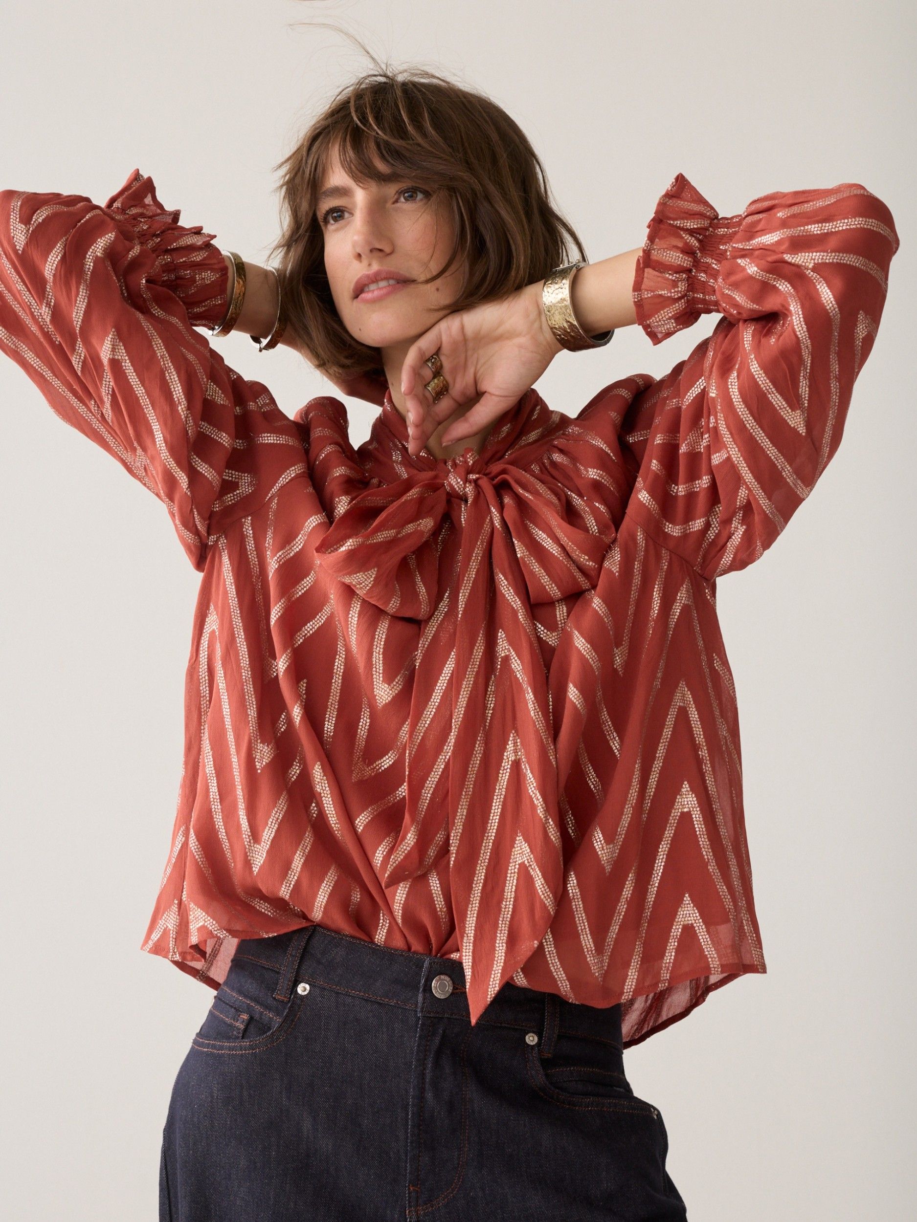 SUMMUM - BLOUSE - Oranje